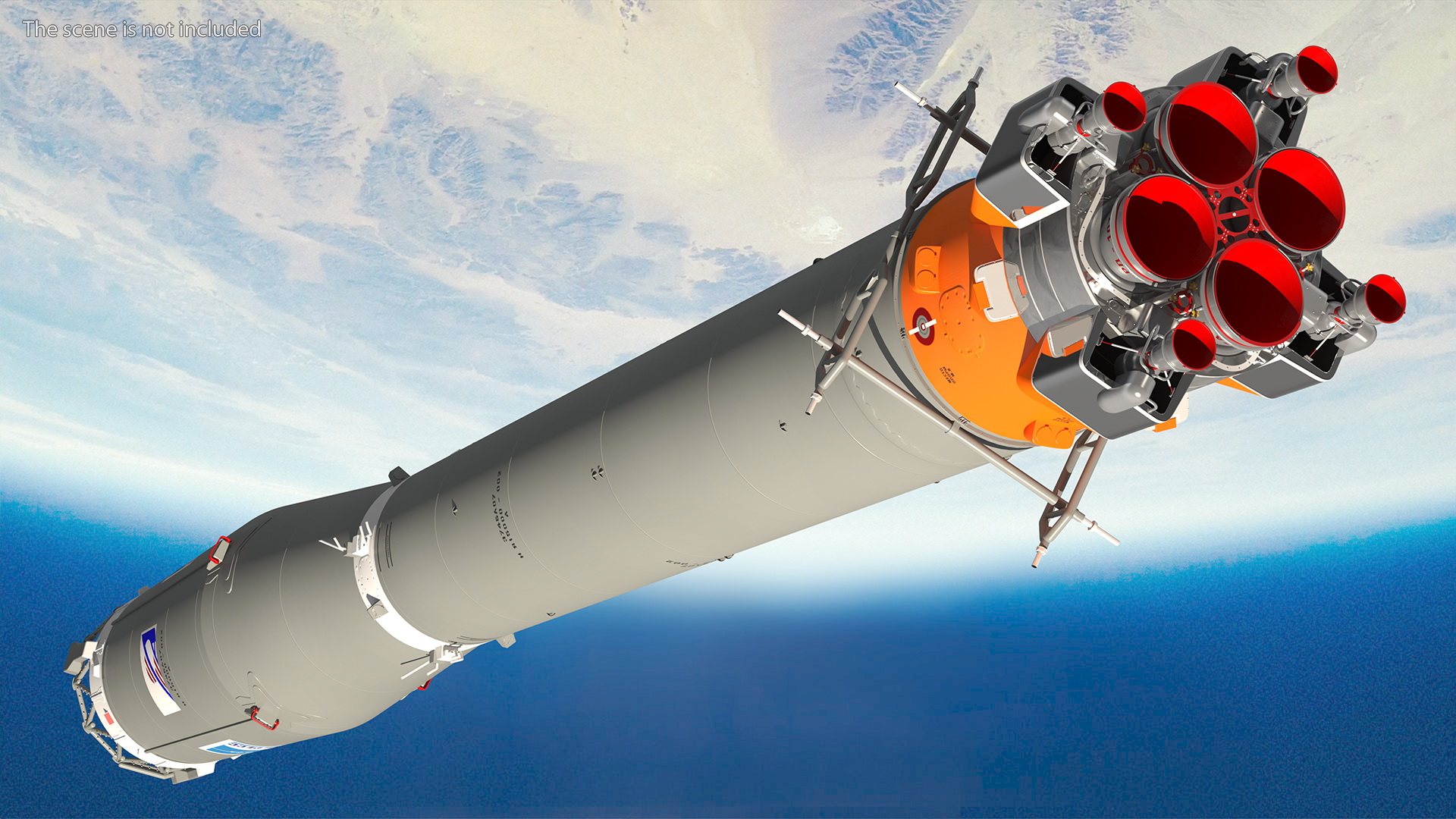 Soyuz 2 Rocket Stage 2 3D
