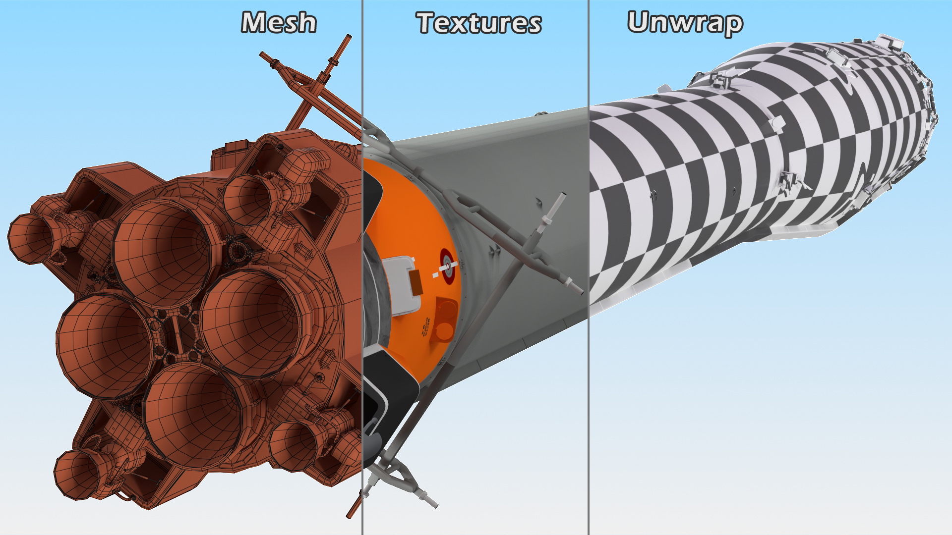 Soyuz 2 Rocket Stage 2 3D