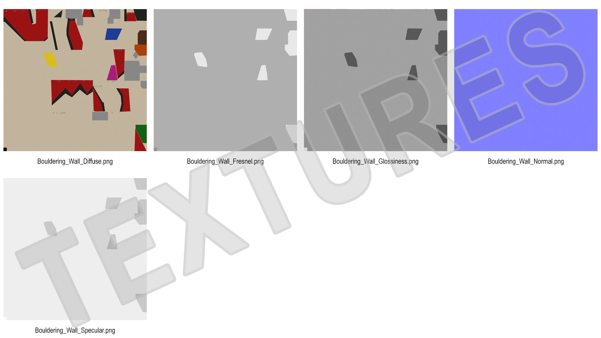 3D model Bouldering Wall