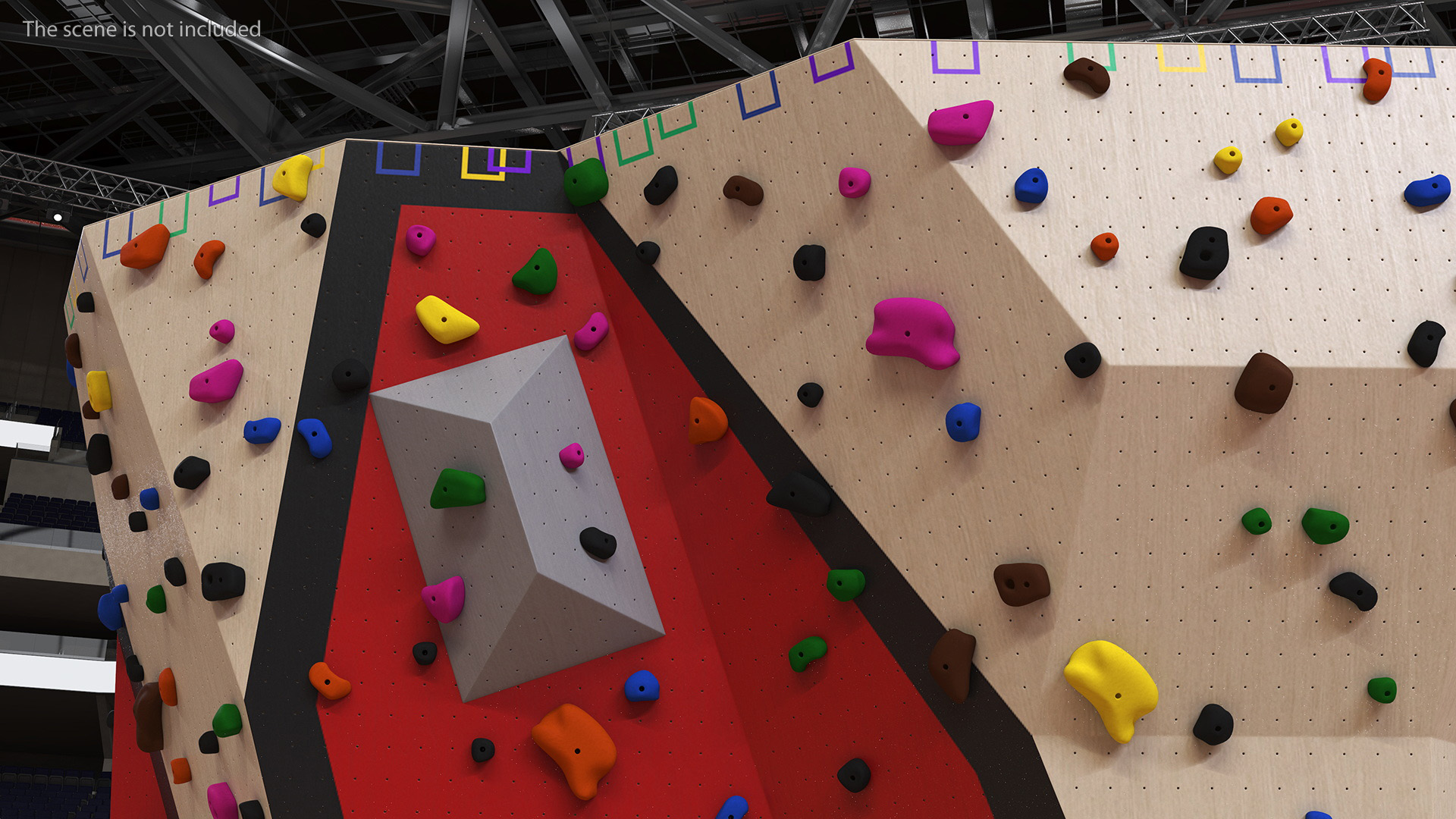 3D model Bouldering Wall