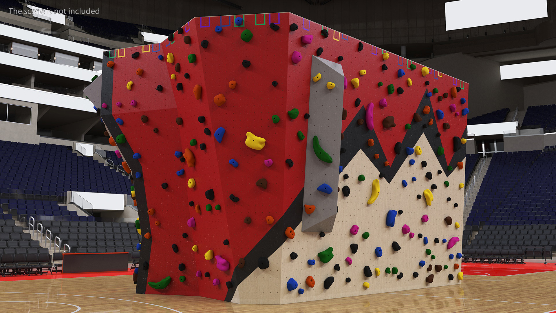 3D model Bouldering Wall