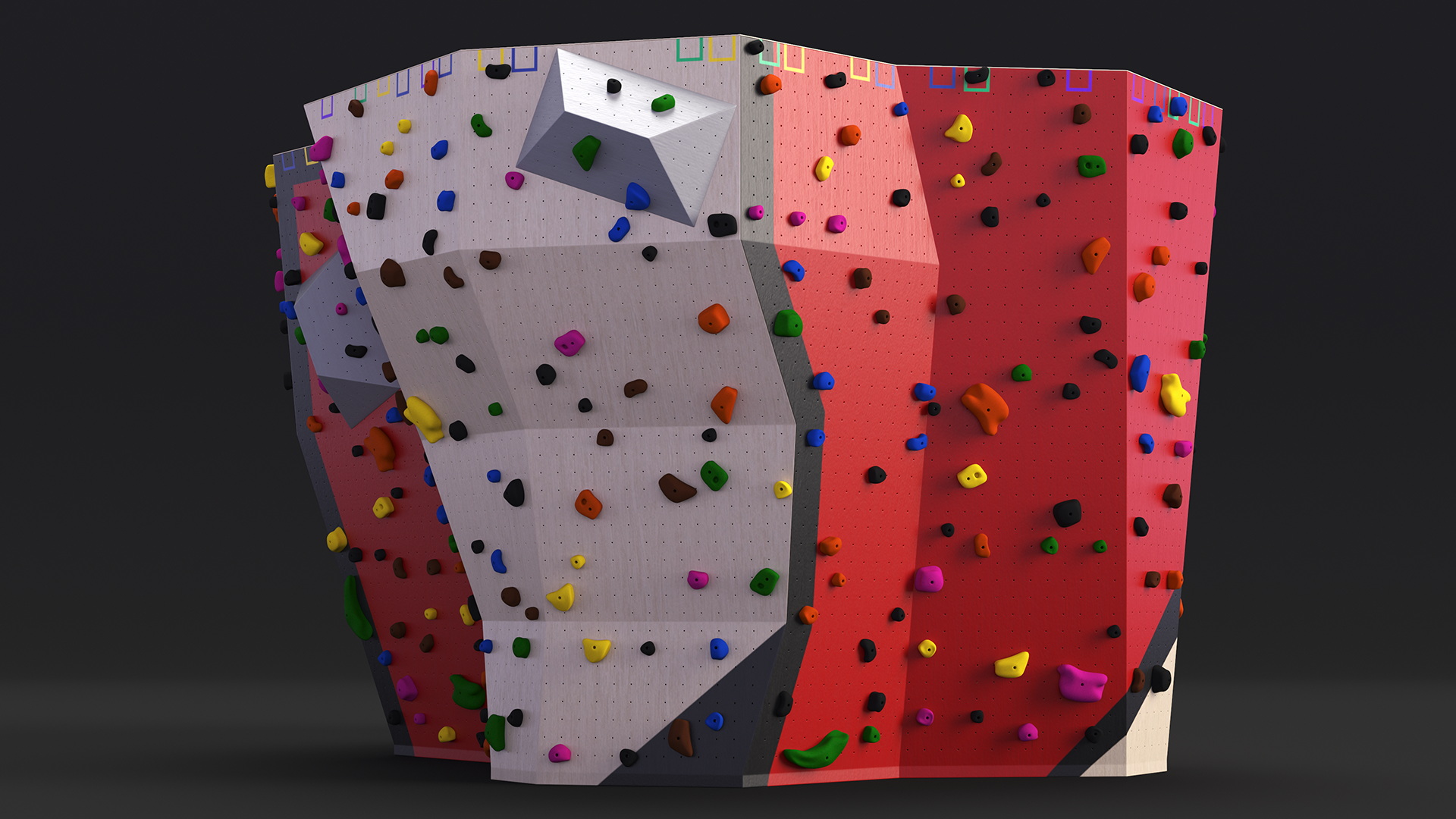 3D model Bouldering Wall