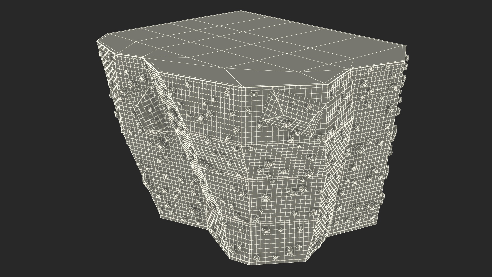 3D model Bouldering Wall