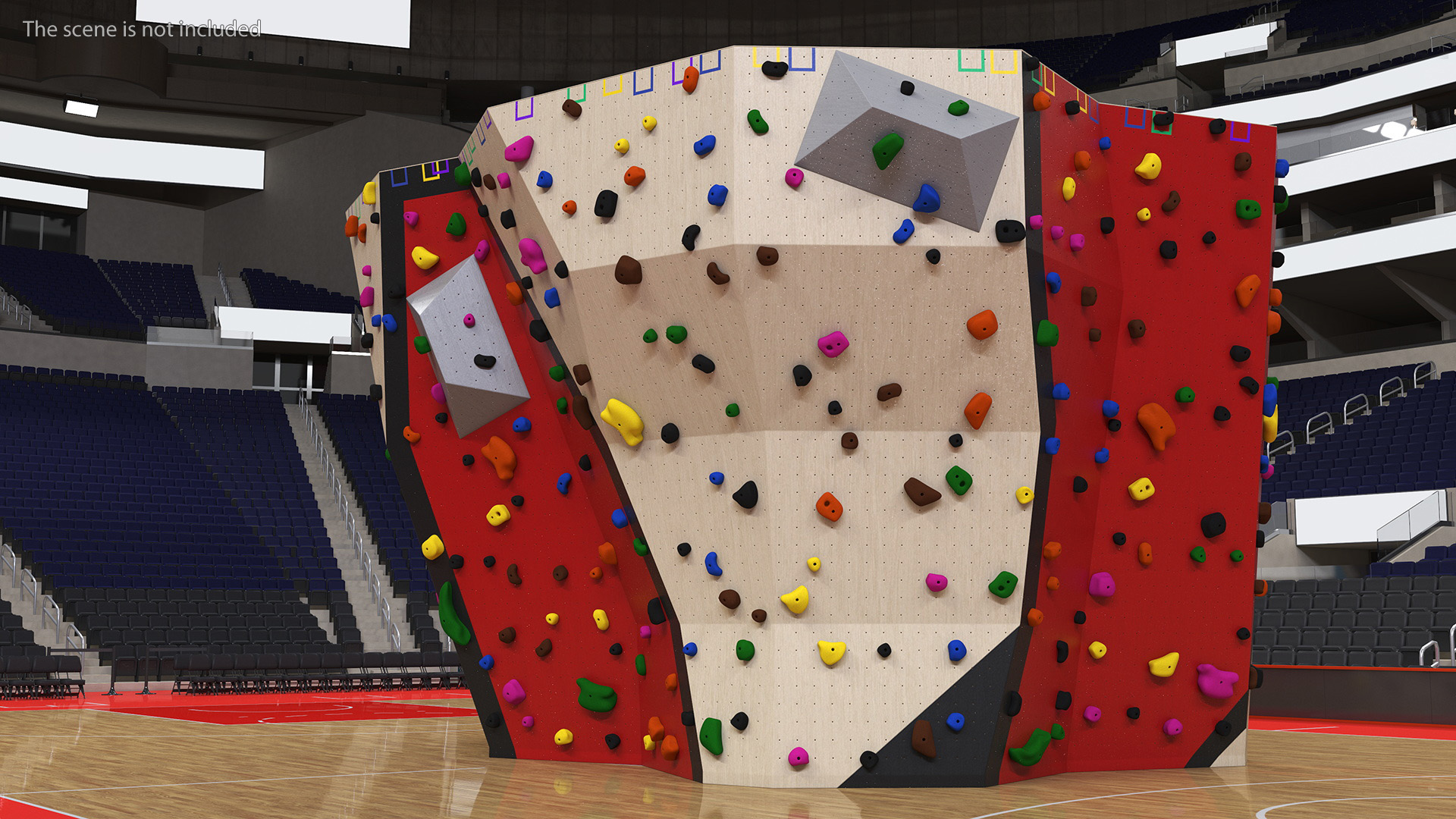 3D model Bouldering Wall