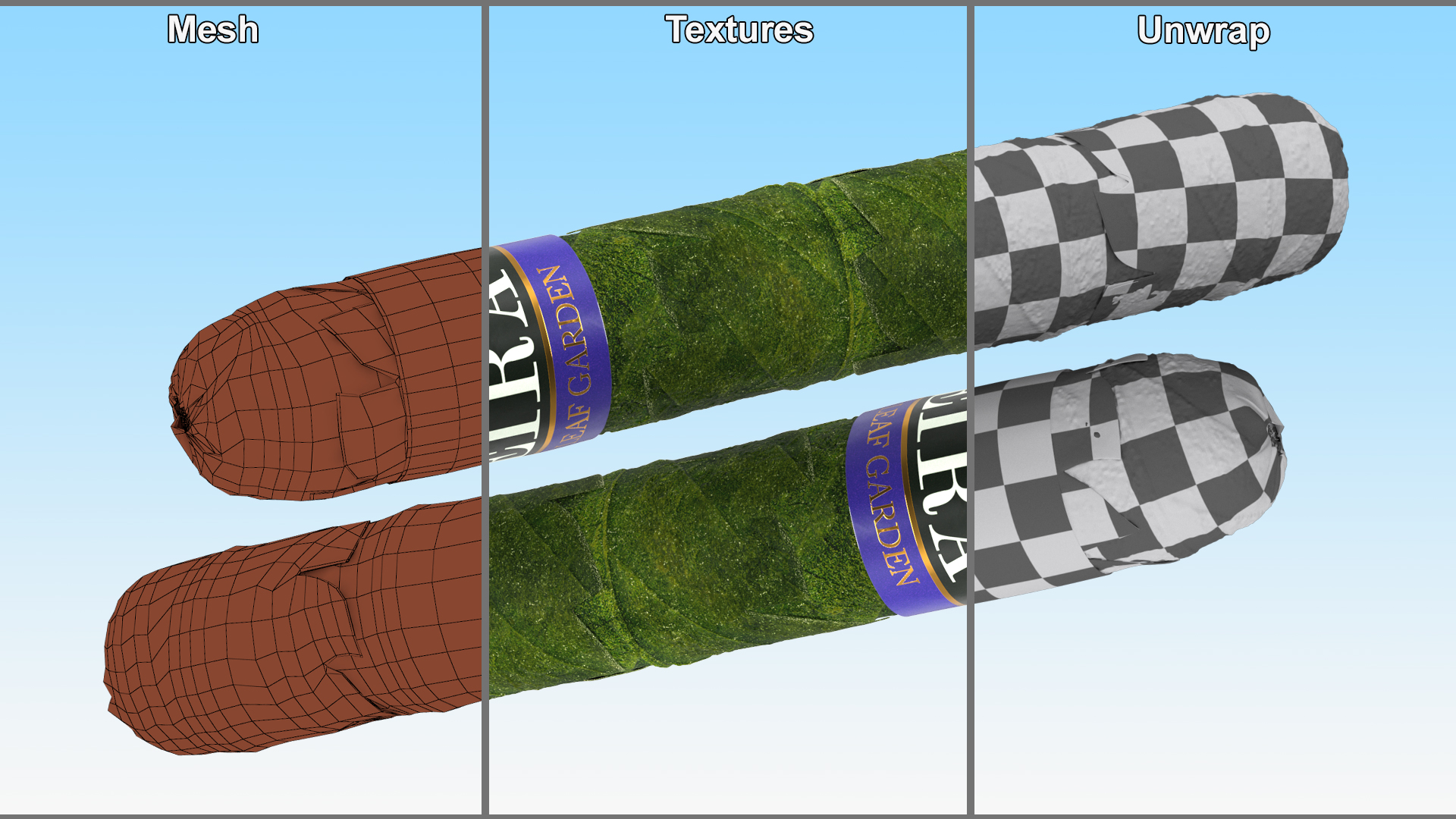 3D model Leira Cannabis Cigar