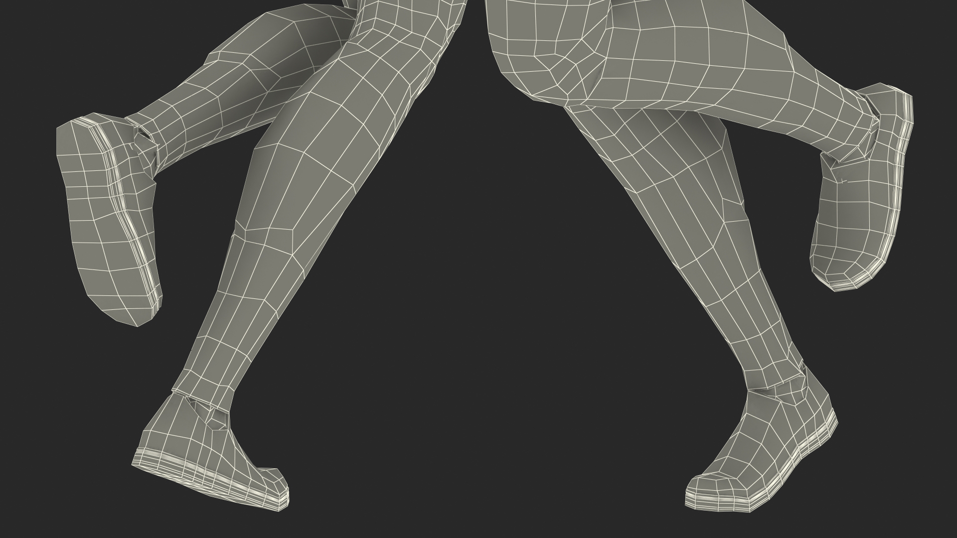 3D model Sportswear Asian Woman Jogging