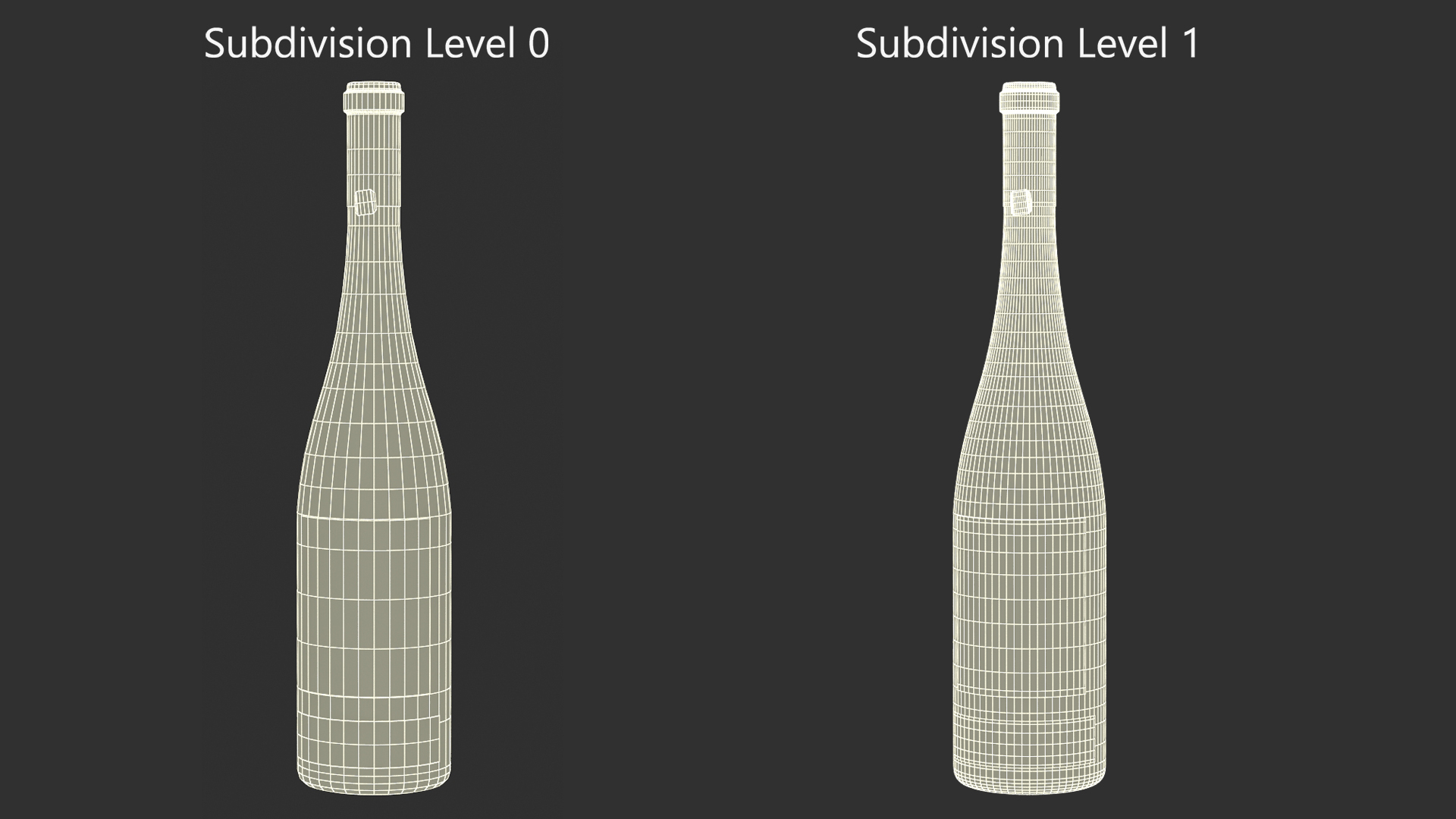 3D Engelgarten Marcel Deiss Wine Bottle