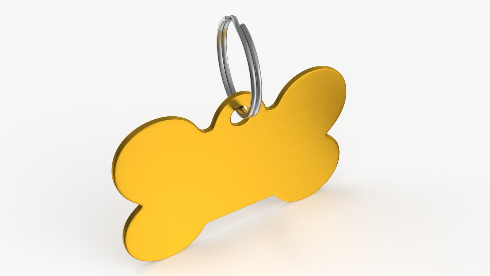 3D Dog Collar Tag Gilded