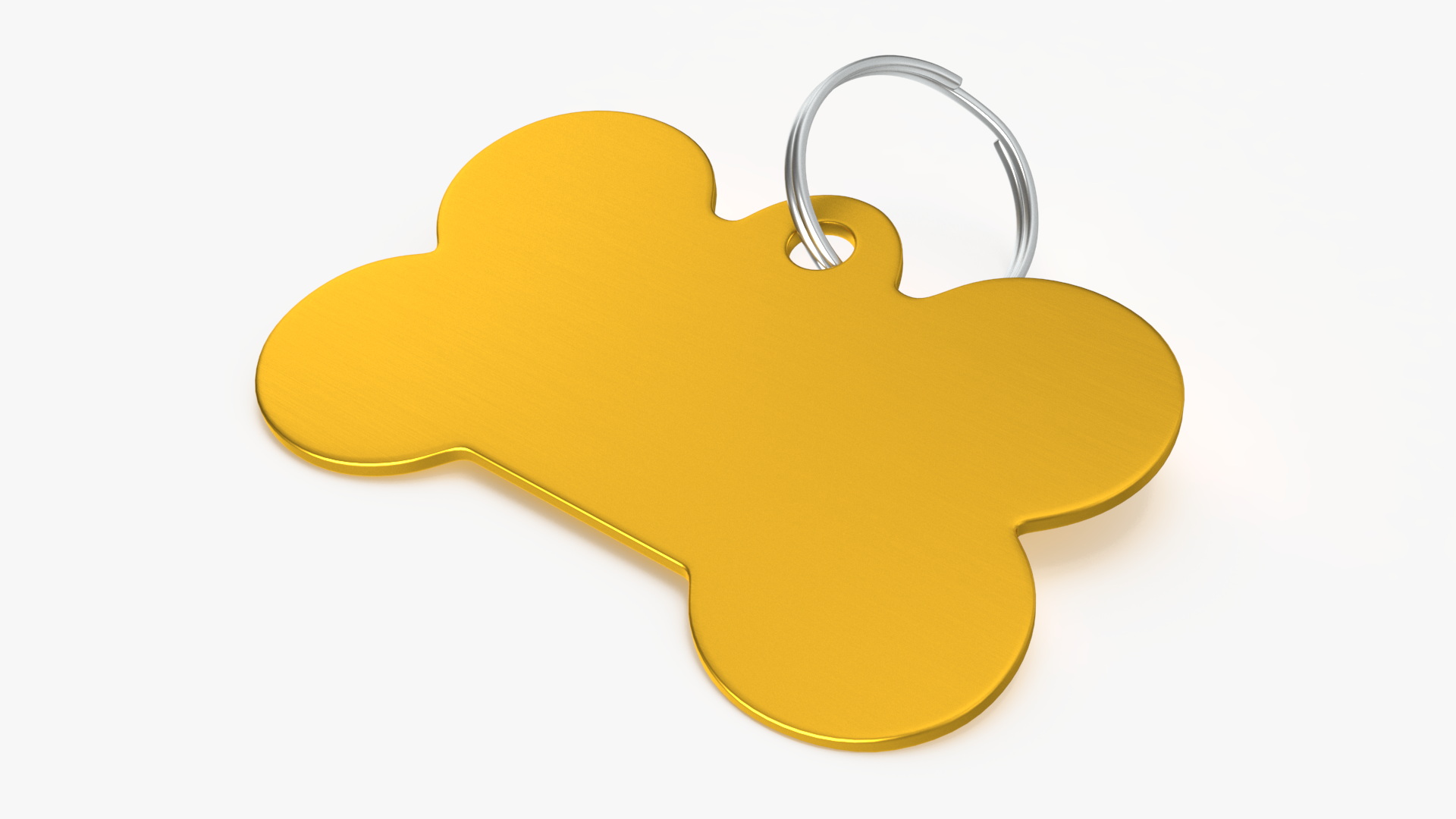 3D Dog Collar Tag Gilded