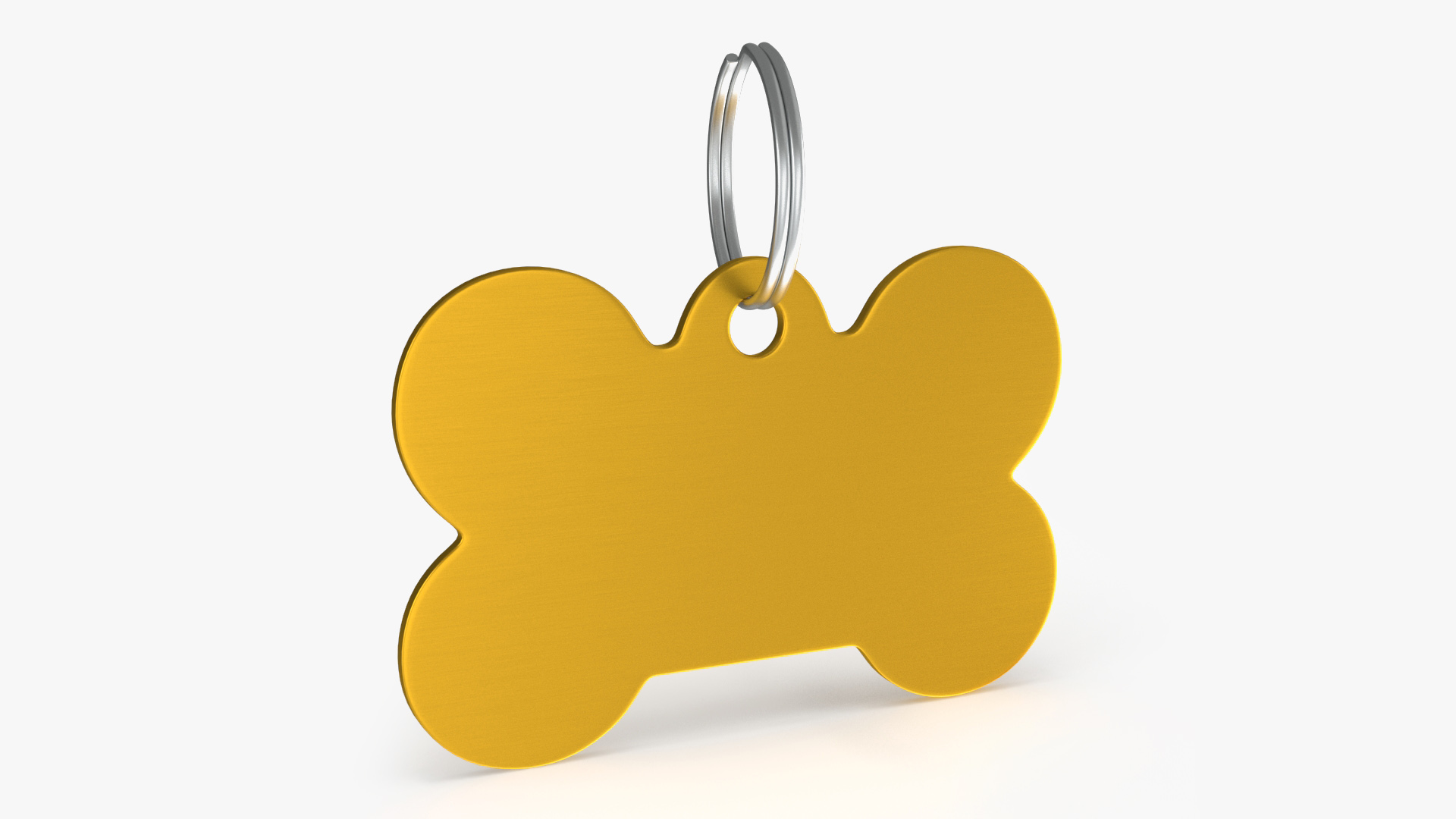 3D Dog Collar Tag Gilded