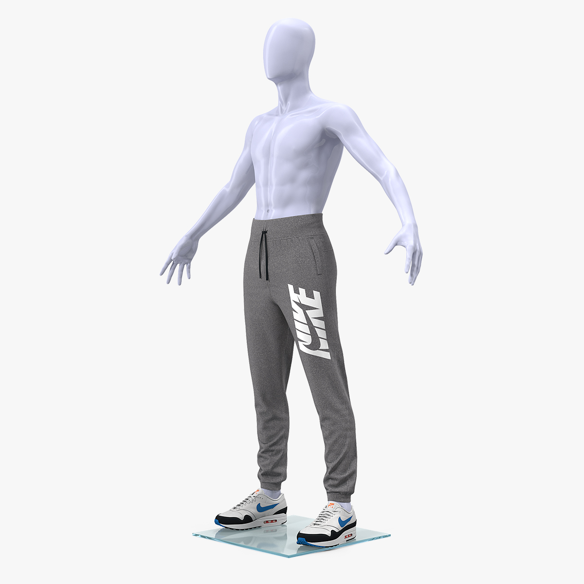 Nike Joggers and Sneakers on Mannequin, view 3