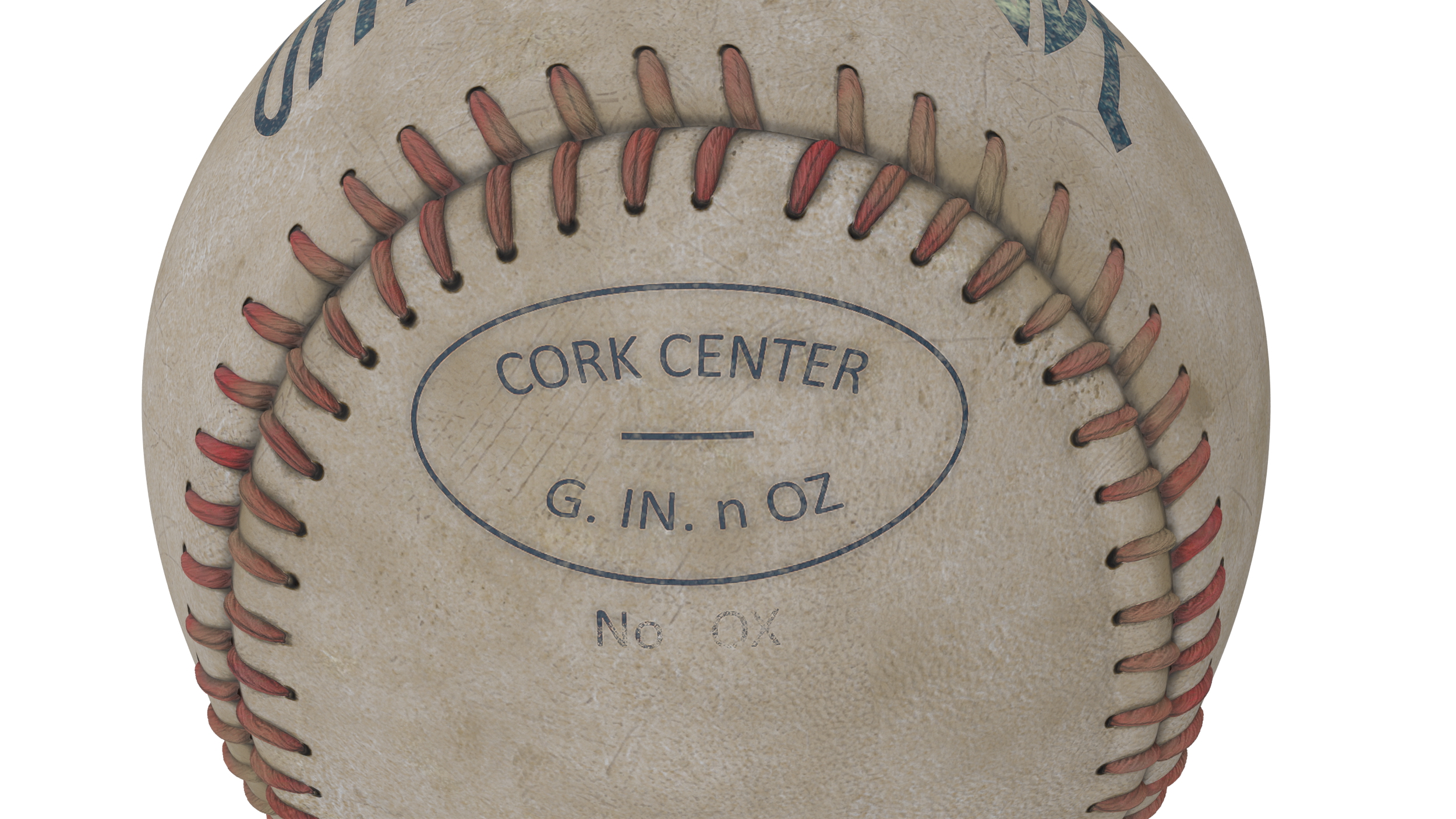Official League Baseball Ball 1920 3D model