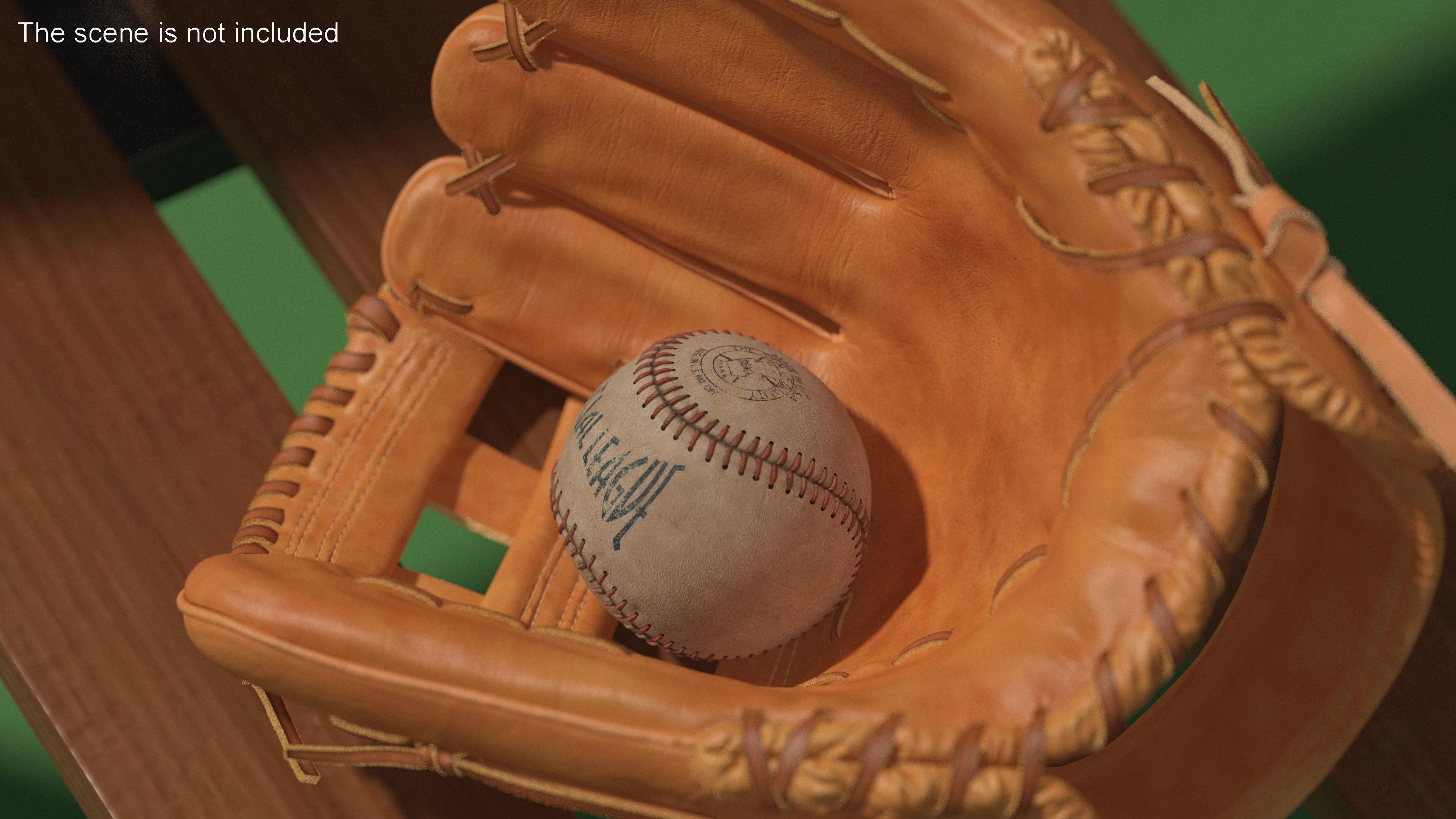 Official League Baseball Ball 1920 3D model