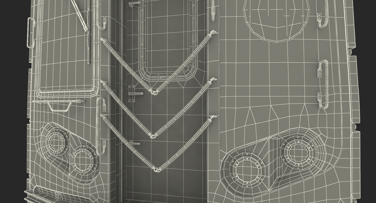 3D New York City Subway Car R160 Rigged