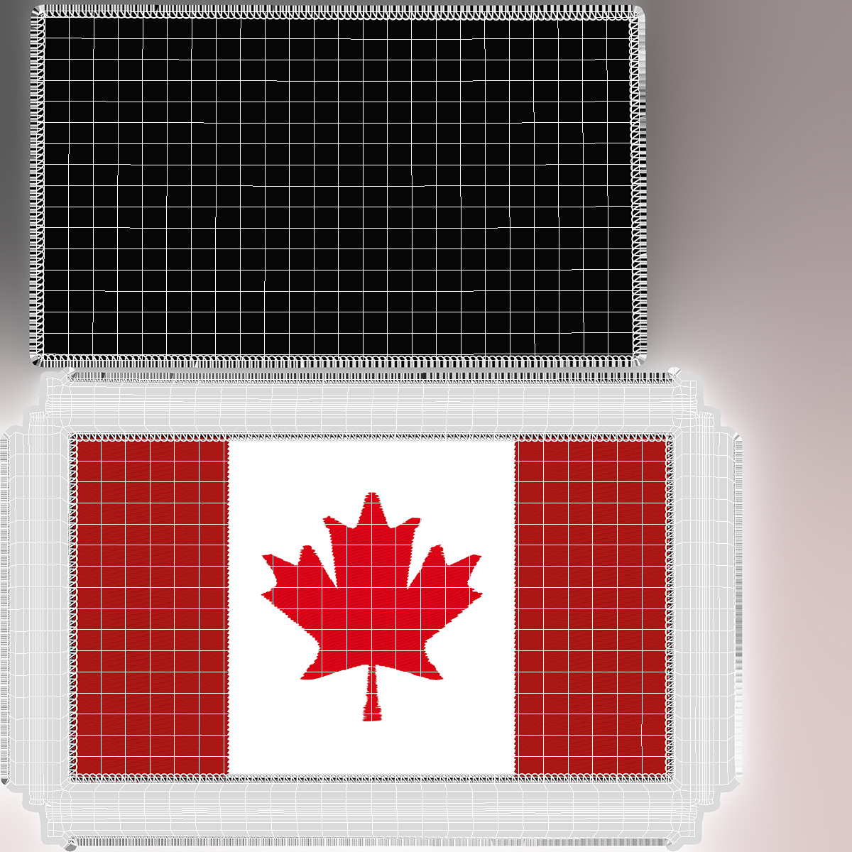 Canada Flag Patch 3D