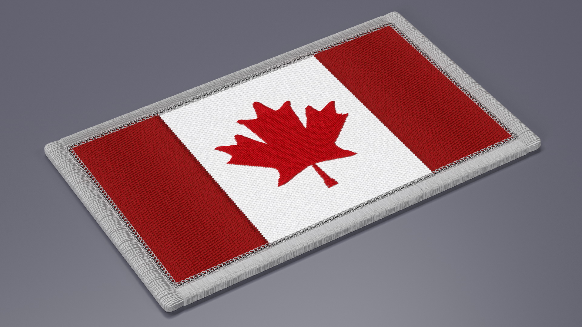 Canada Flag Patch 3D