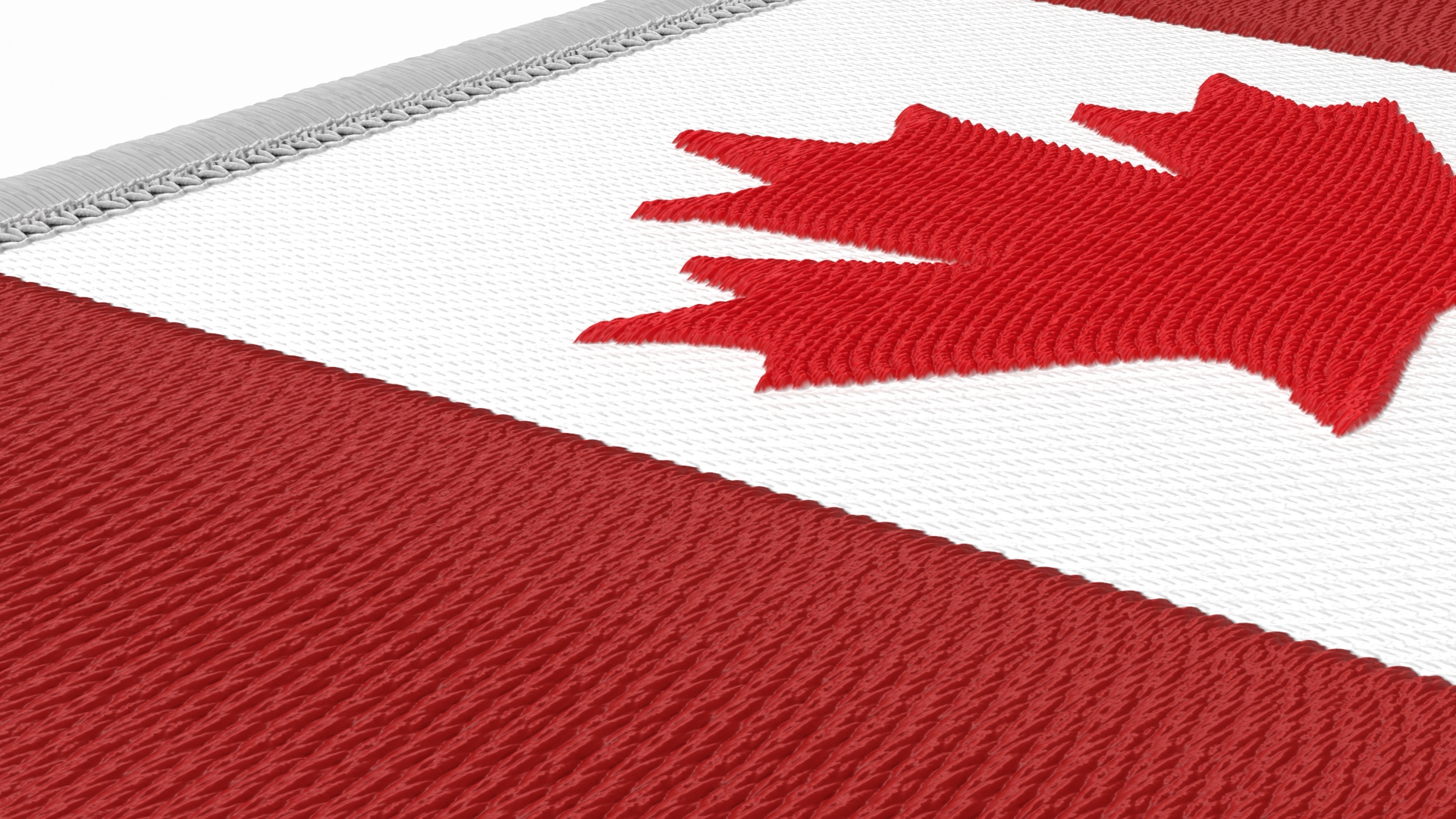 Canada Flag Patch 3D