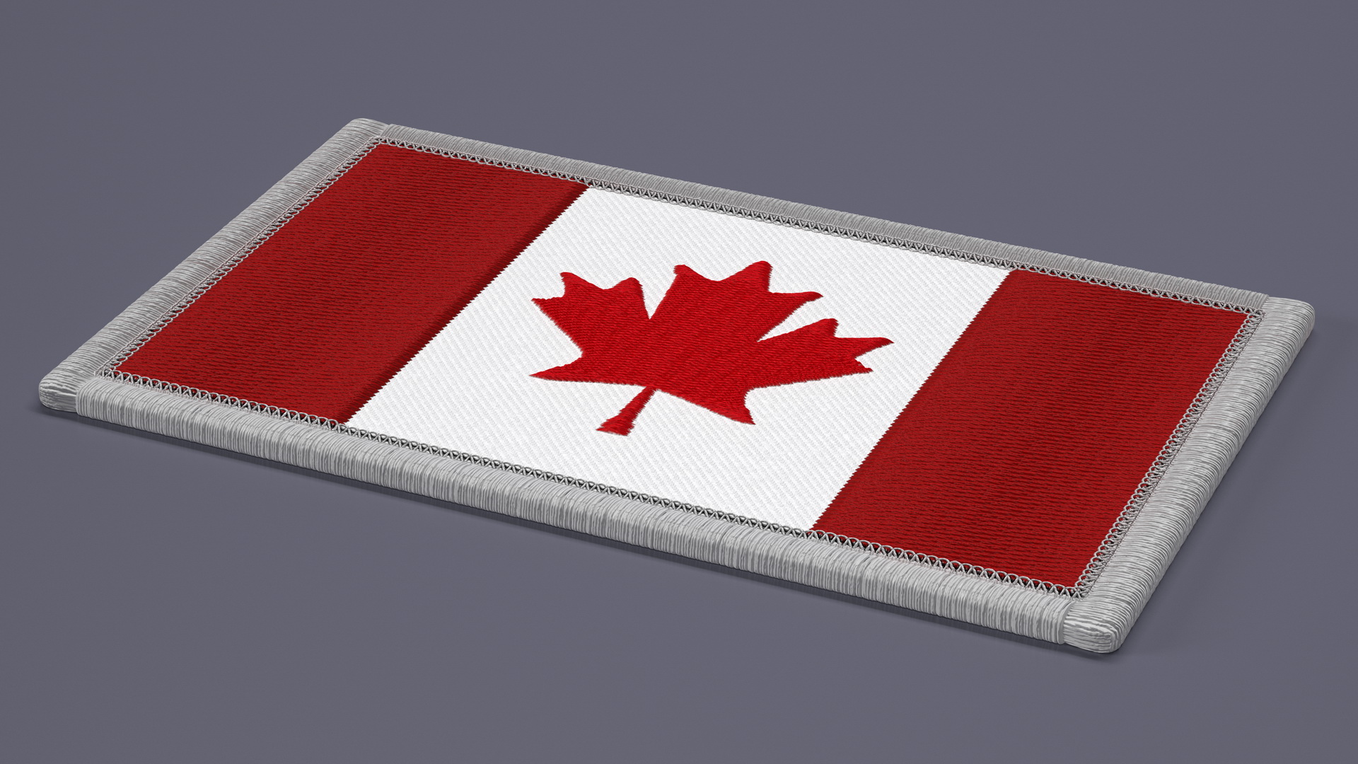 Canada Flag Patch 3D