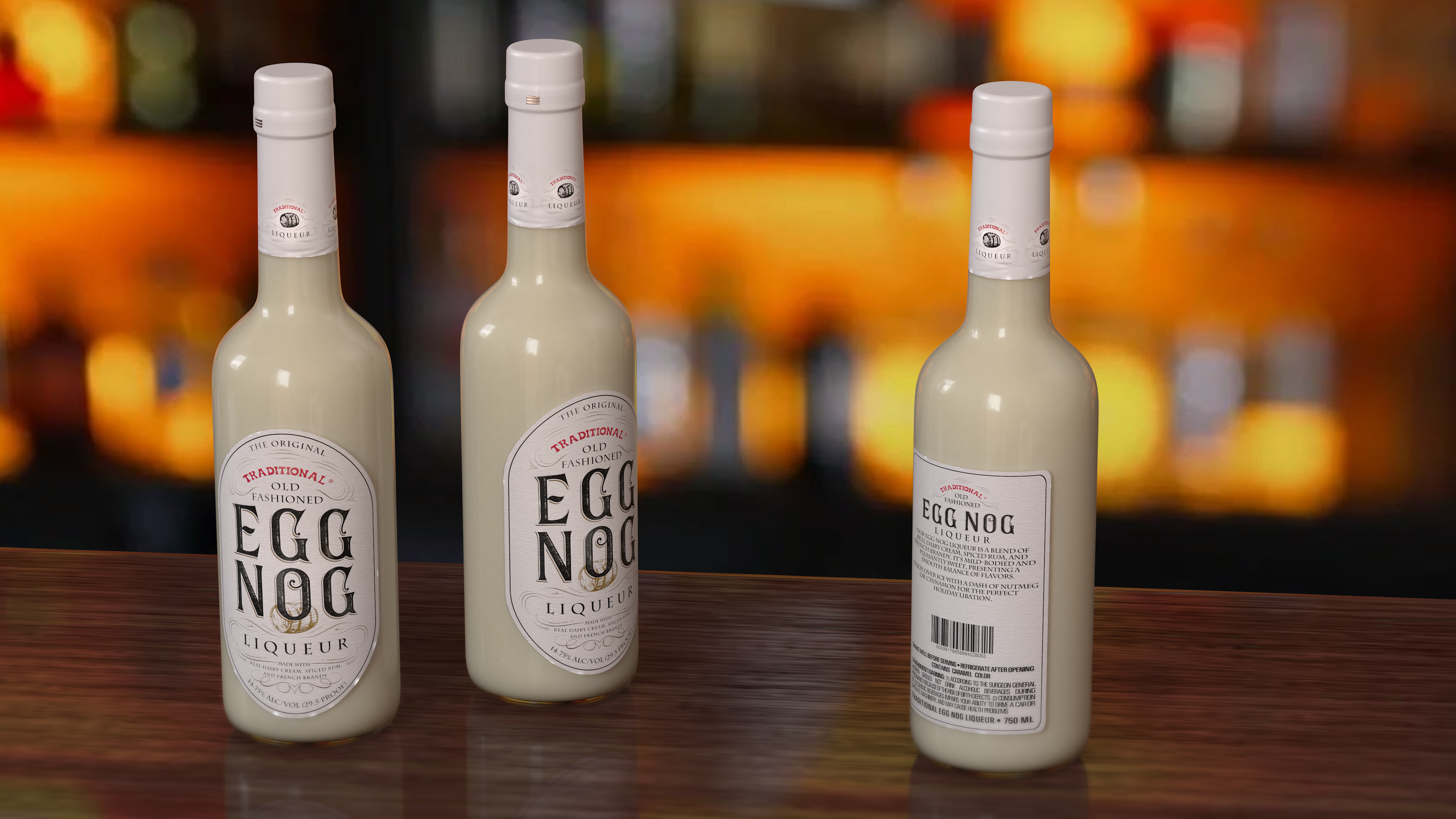 Traditional Eggnog Bottle, view 5