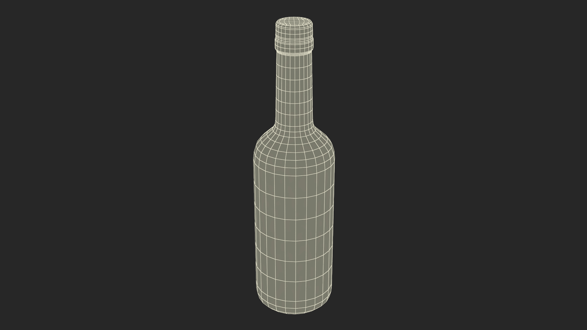 3D model Traditional Eggnog Bottle