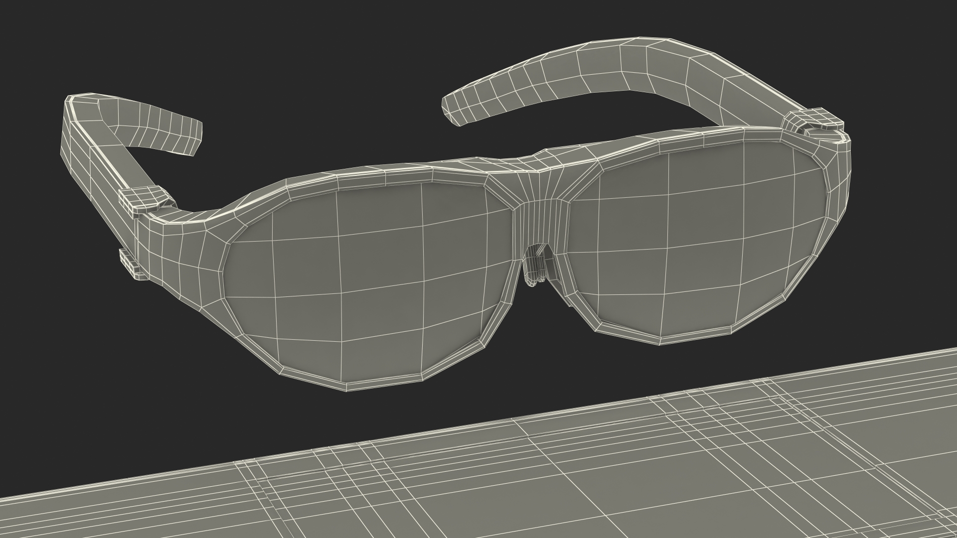 3D Augmented Reality Laptop Spacetop with Glasses