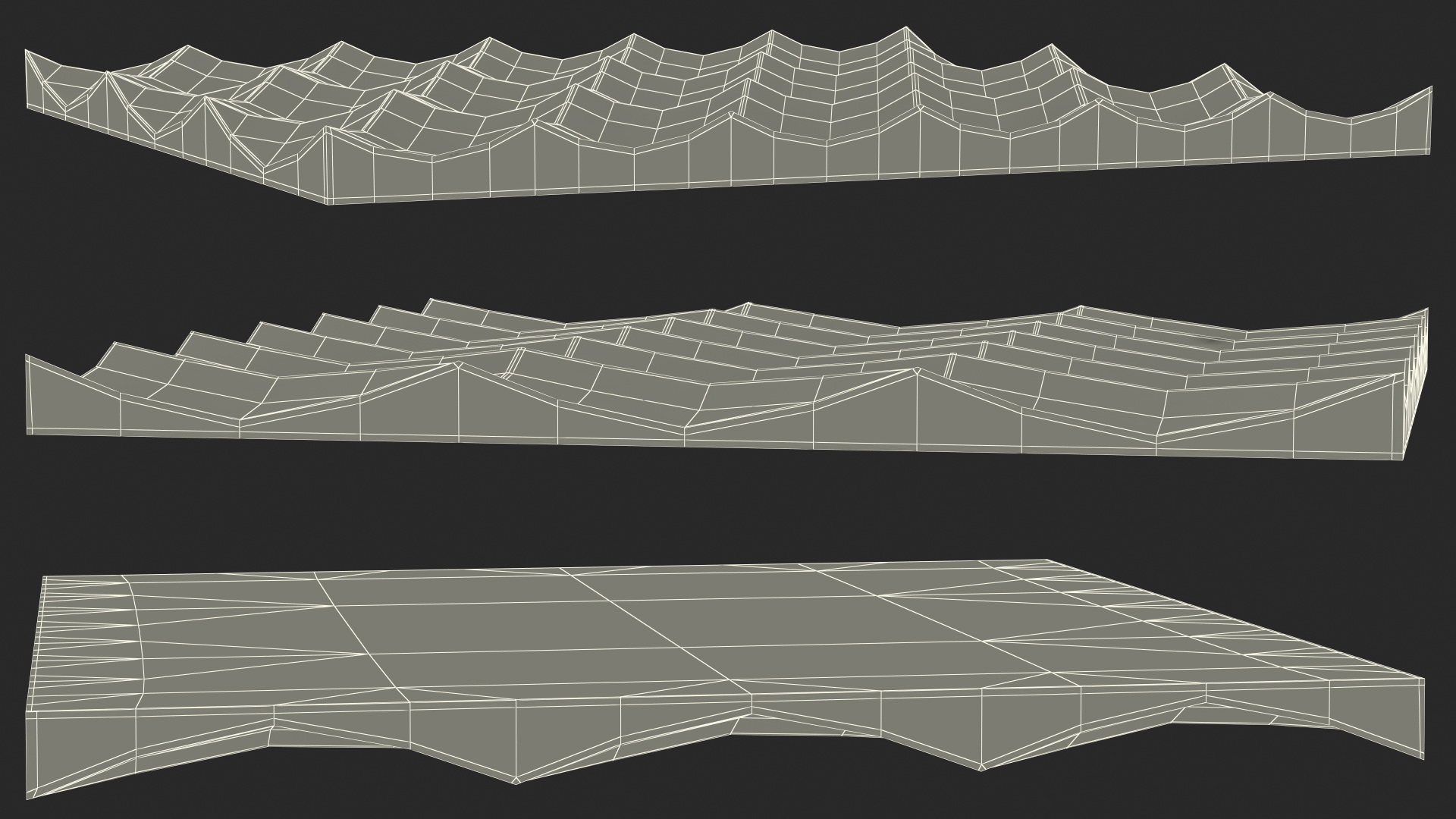 3D 3D Wall Panel Half Pipe Ceramic