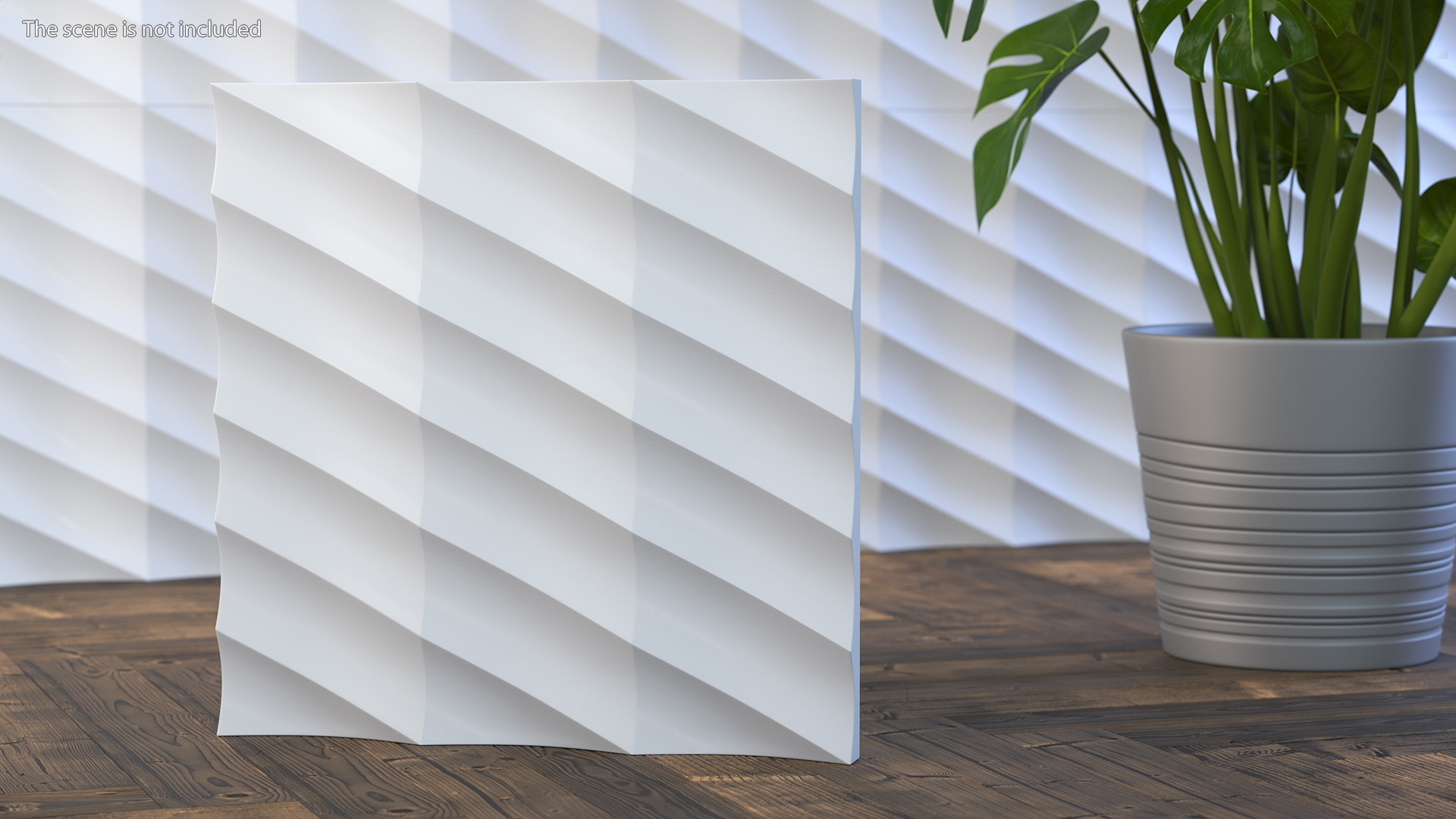3D 3D Wall Panel Half Pipe Ceramic