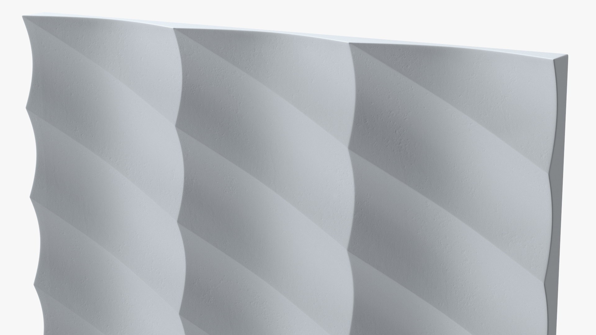 3D 3D Wall Panel Half Pipe Ceramic