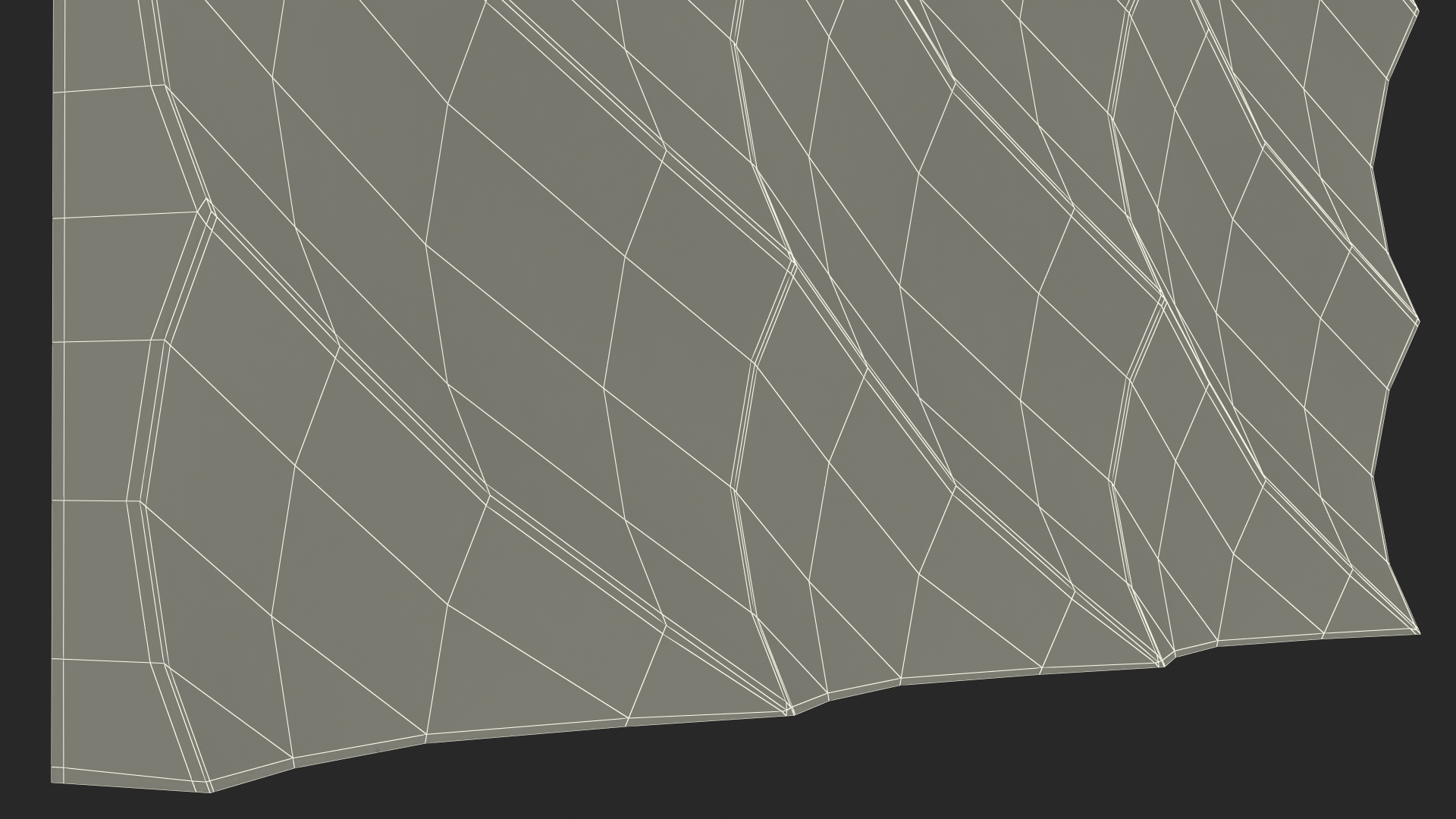 3D 3D Wall Panel Half Pipe Ceramic