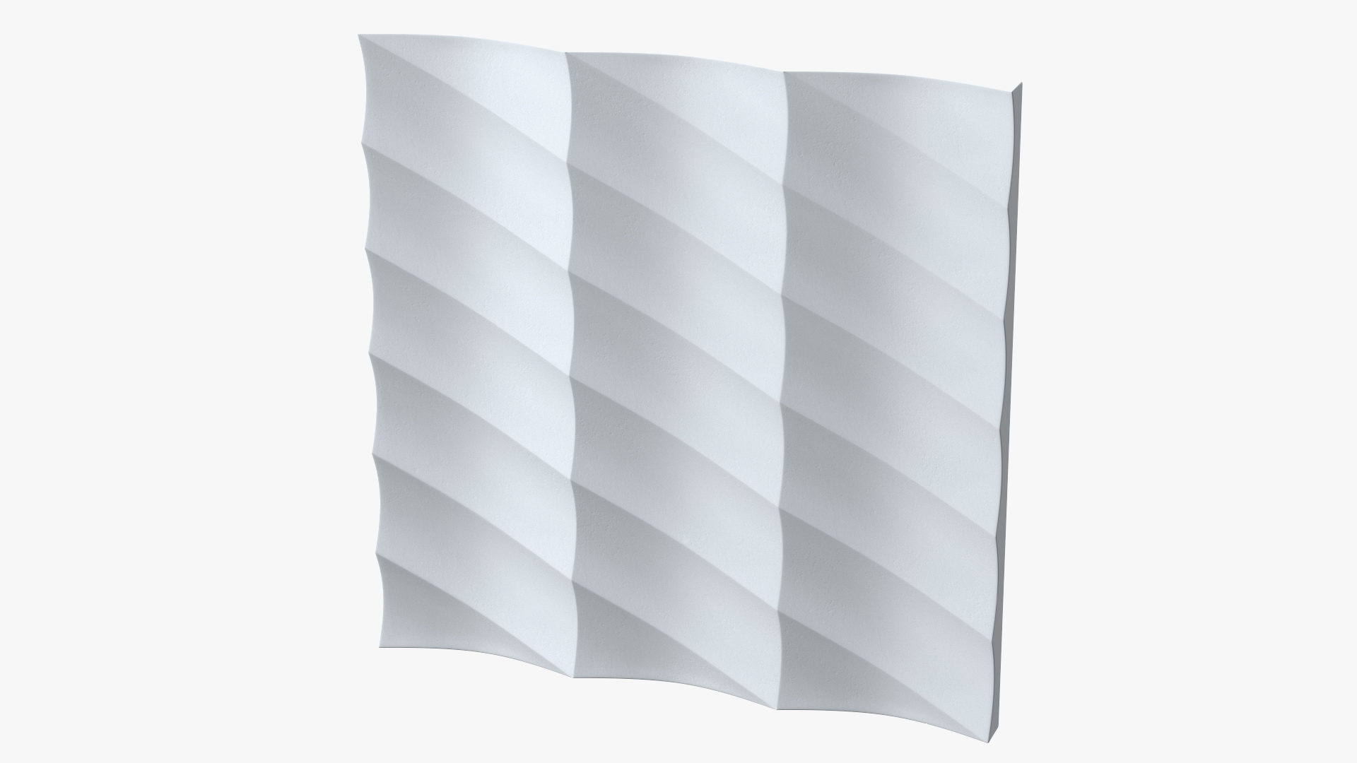 3D 3D Wall Panel Half Pipe Ceramic