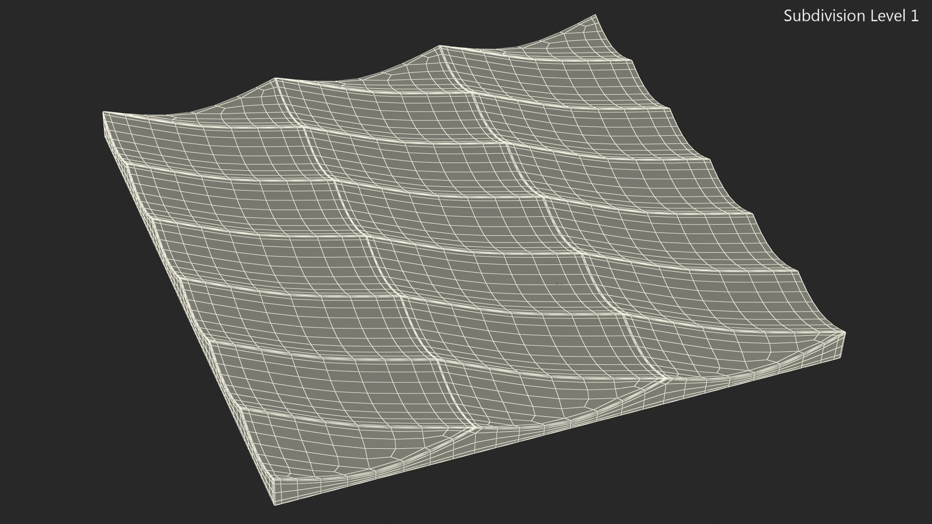 3D 3D Wall Panel Half Pipe Ceramic