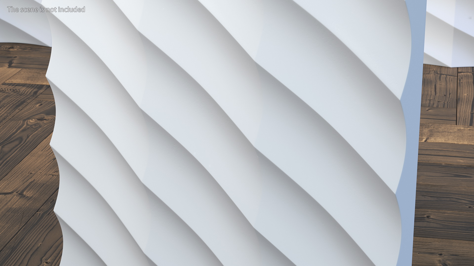 3D 3D Wall Panel Half Pipe Ceramic