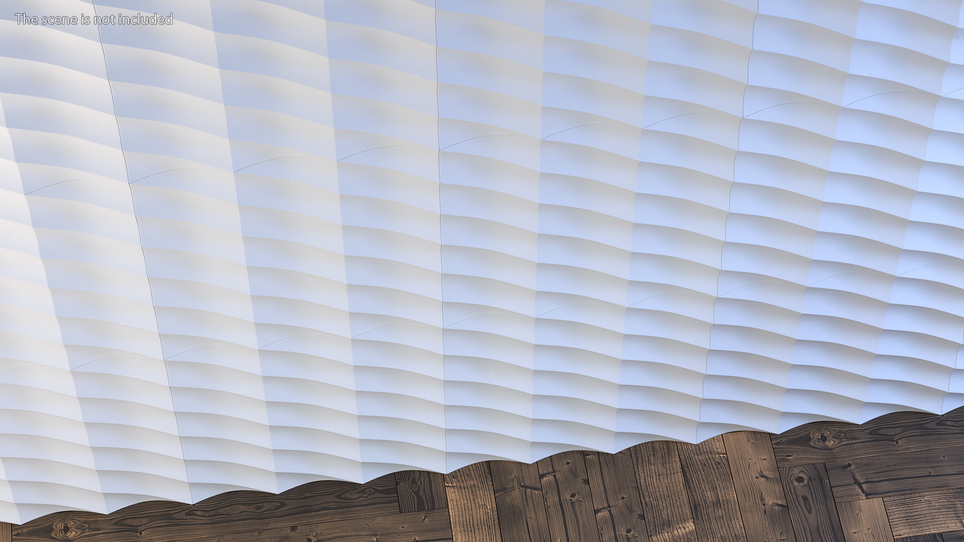3D 3D Wall Panel Half Pipe Ceramic