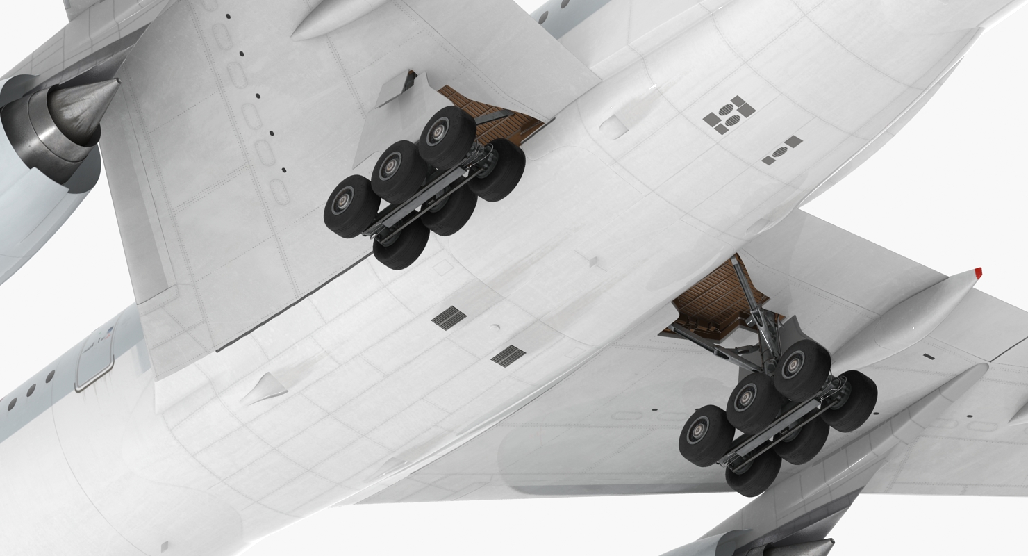 Airbus A350 1000 Qatar Rigged 3D model