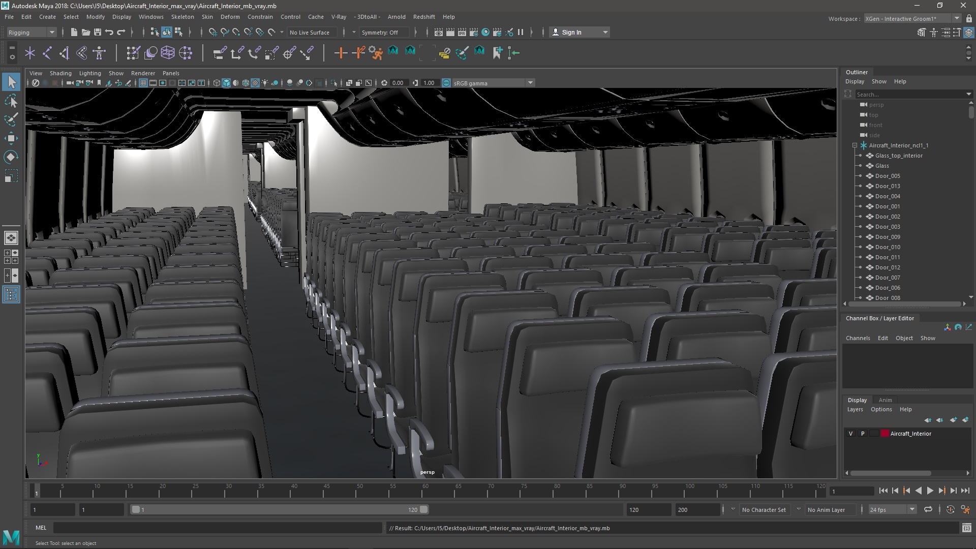 Aircraft Interior 3D