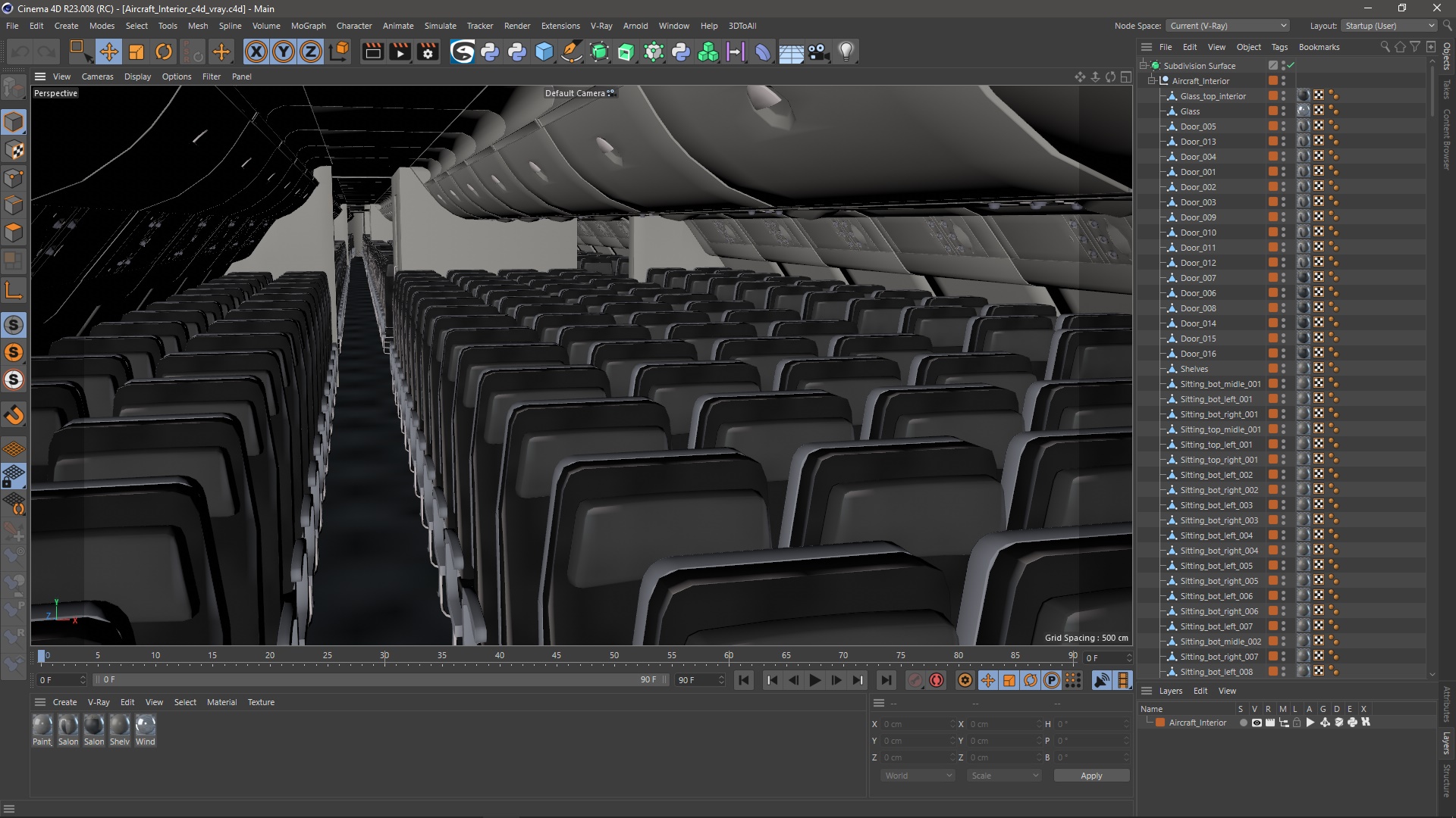 Aircraft Interior 3D