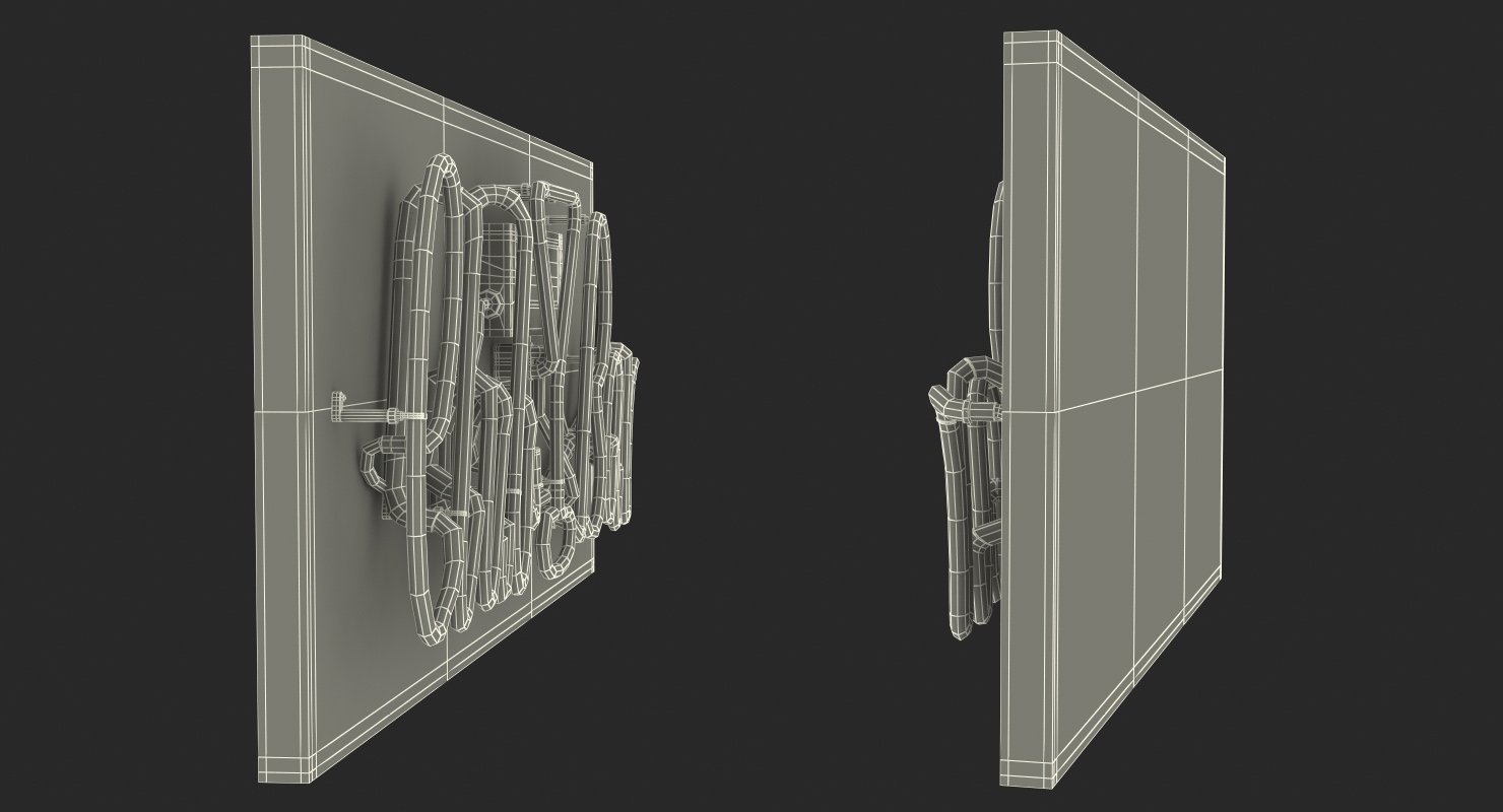 3D Neon Sign Club Bar model