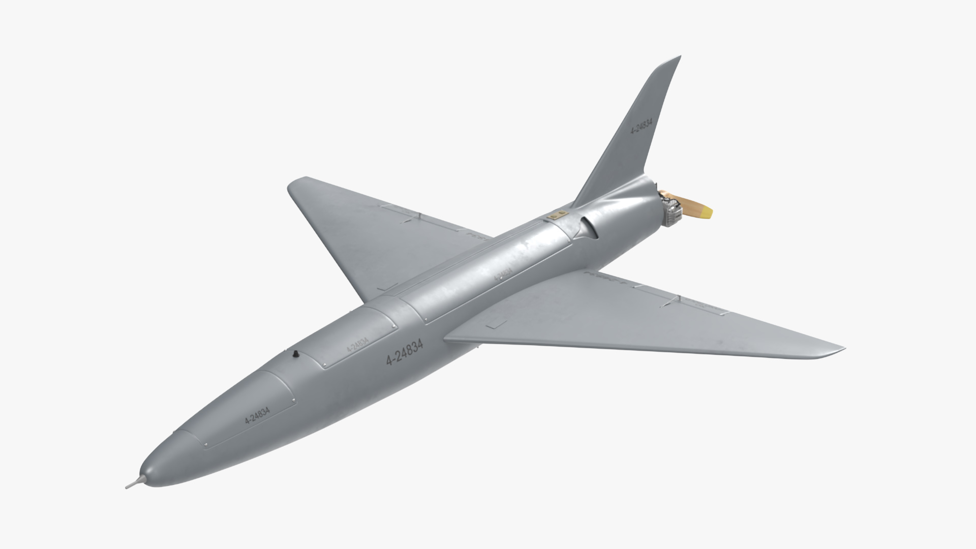 Drone Kamikaze Iranian Arash 2 Rigged 3D