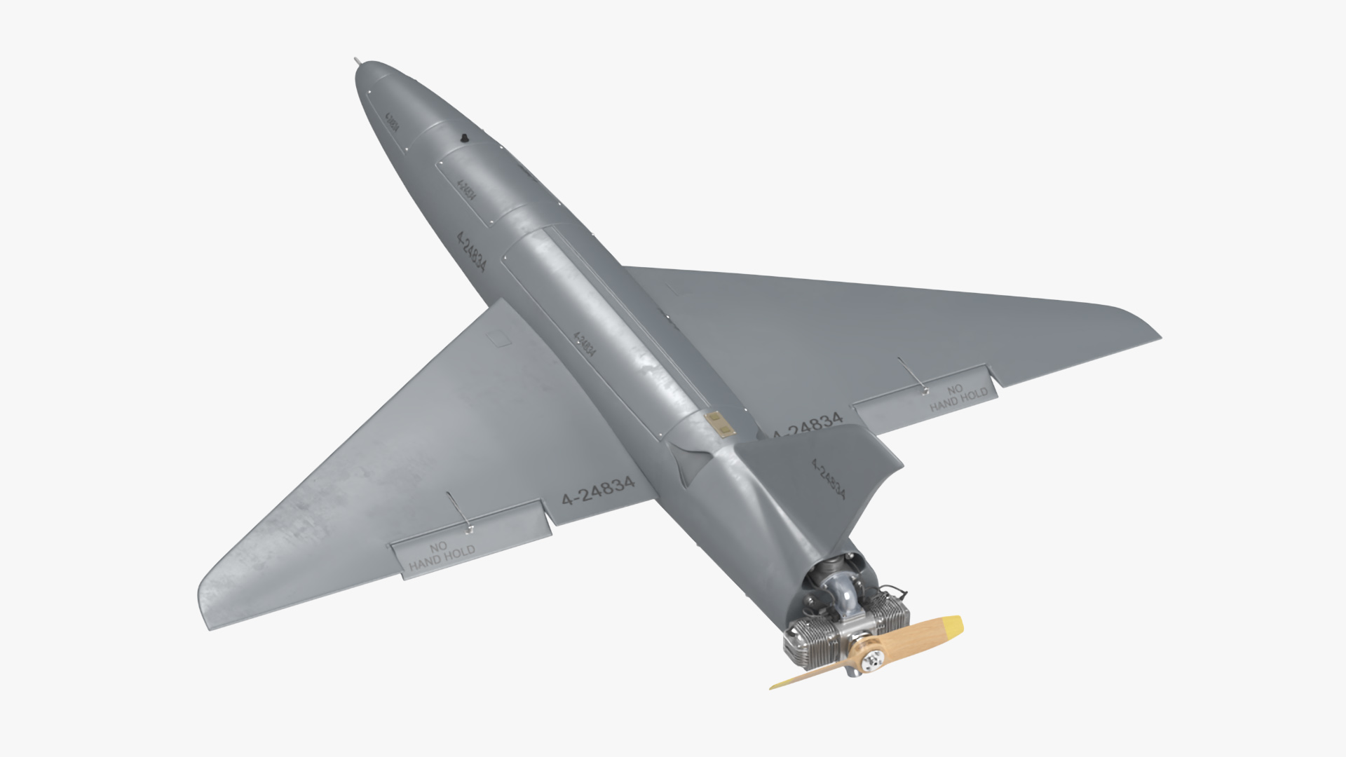 Drone Kamikaze Iranian Arash 2 Rigged 3D