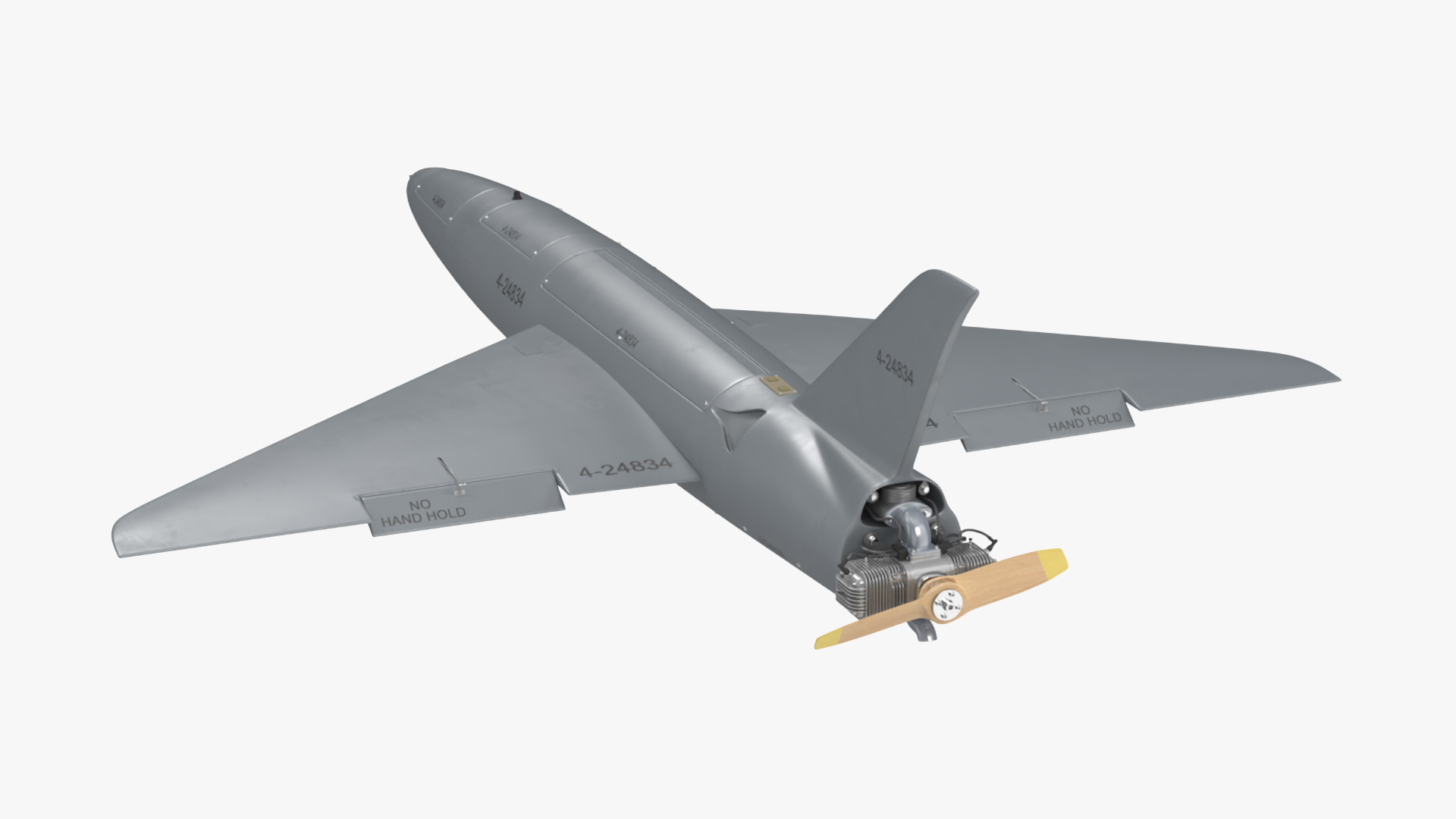 Drone Kamikaze Iranian Arash 2 Rigged 3D