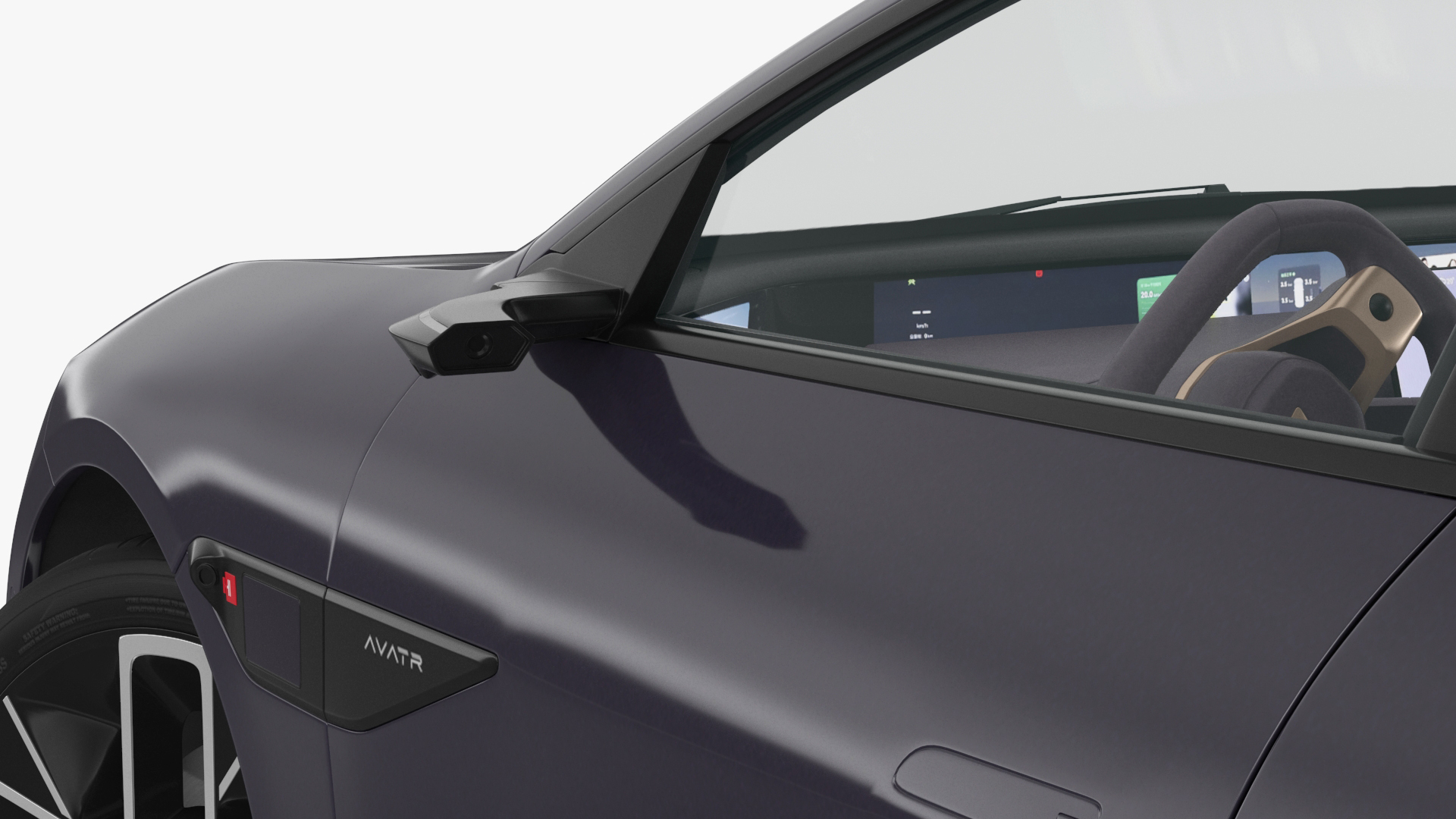 Avatr 12 EV Purple Color 3D model