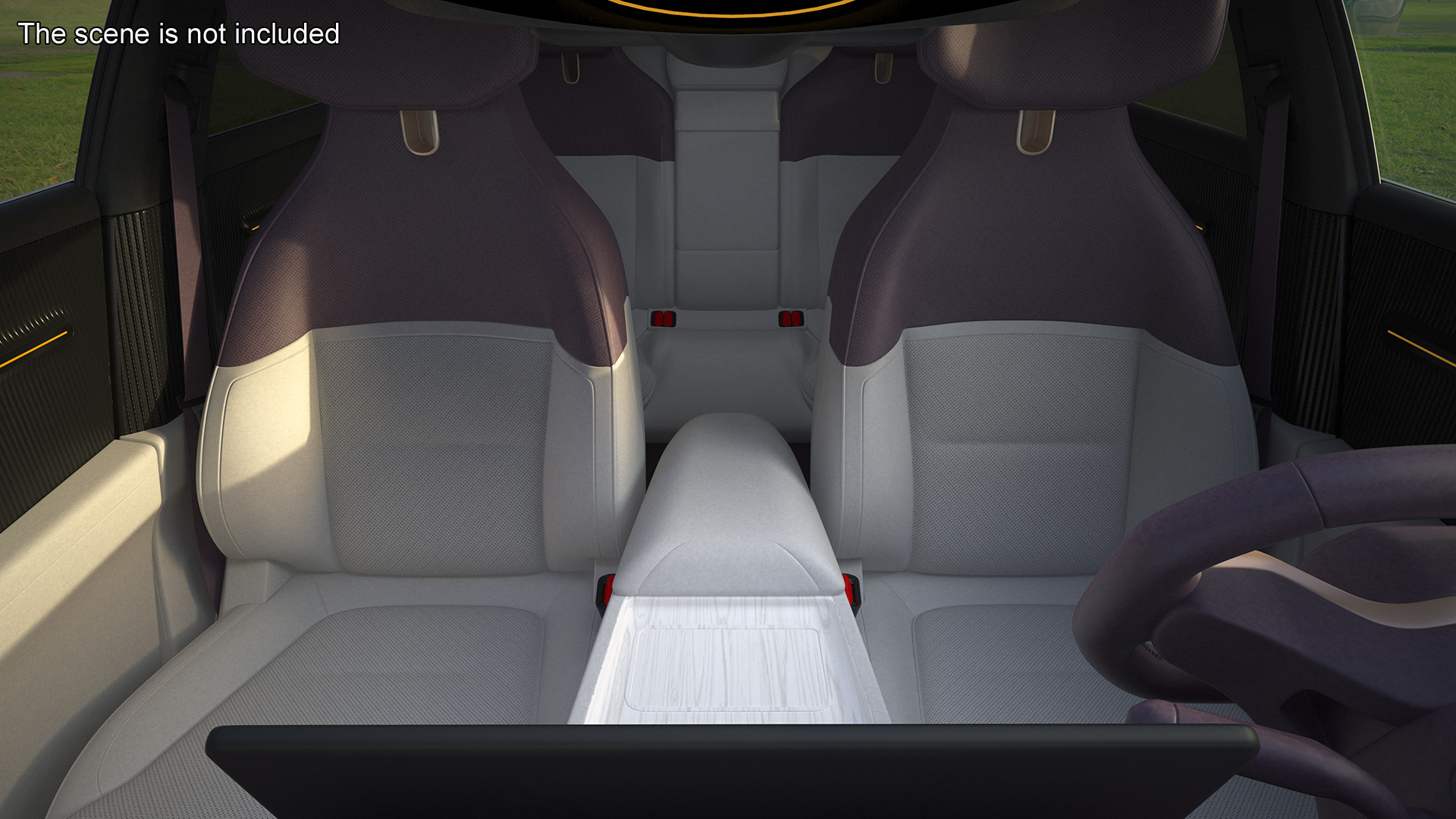 Avatr 12 EV Purple Color 3D model