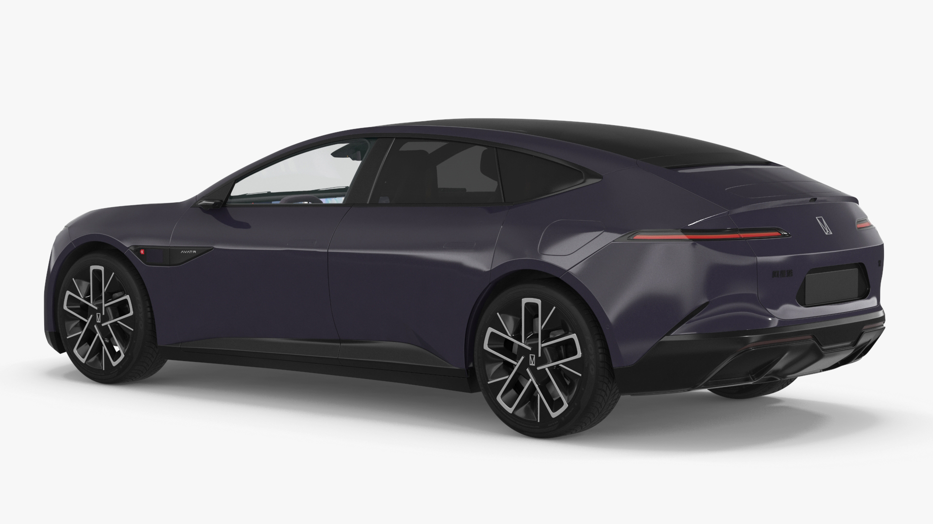 Avatr 12 EV Purple Color 3D model