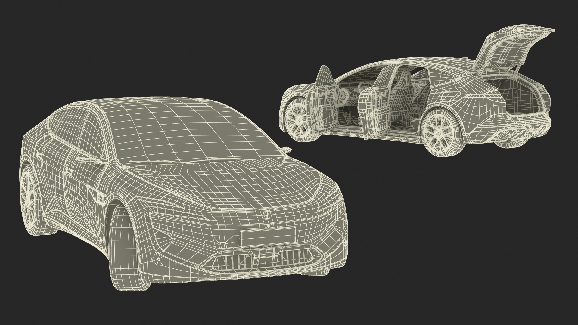 Avatr 12 EV Purple Color 3D model