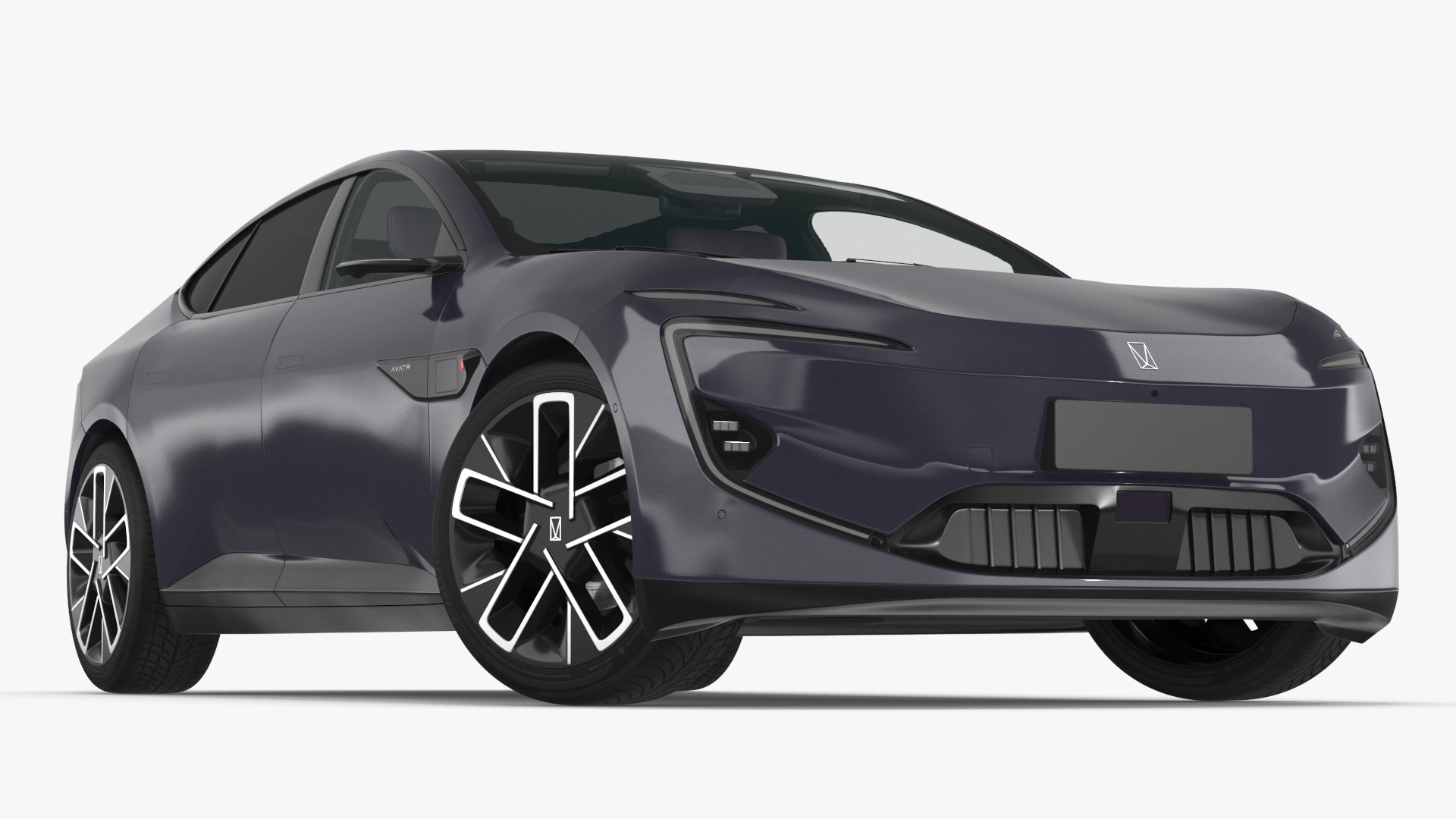 Avatr 12 EV Purple Color 3D model