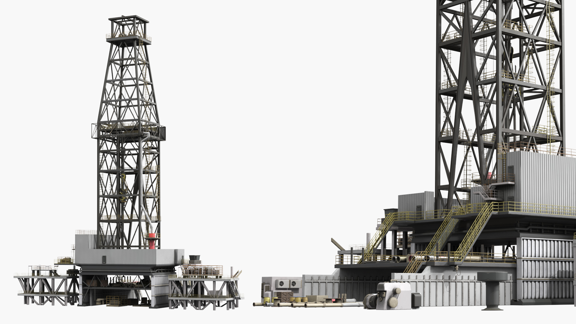 Offshore Jack Up Oil Rig AD-120 on Sea Water - view 9