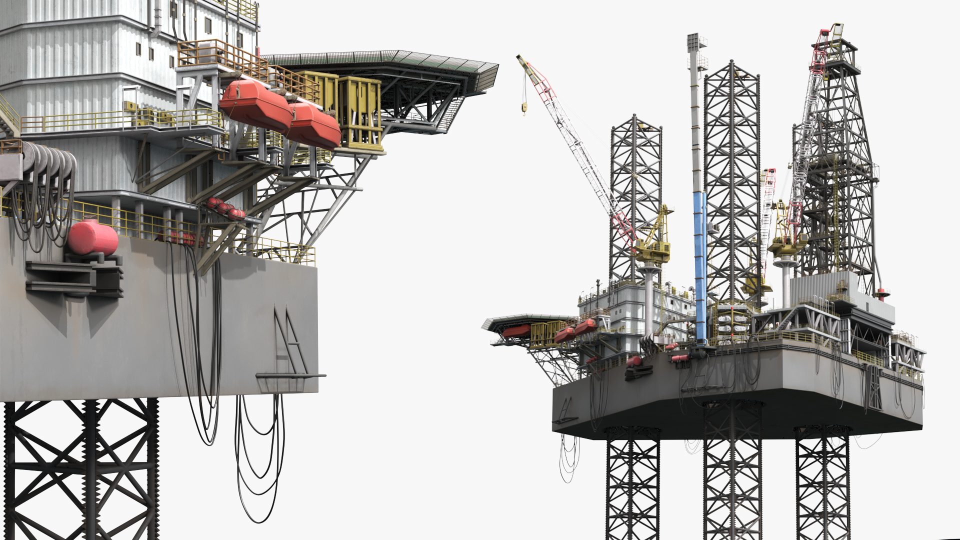Offshore Jack Up Oil Rig AD-120 on Sea Water - view 6