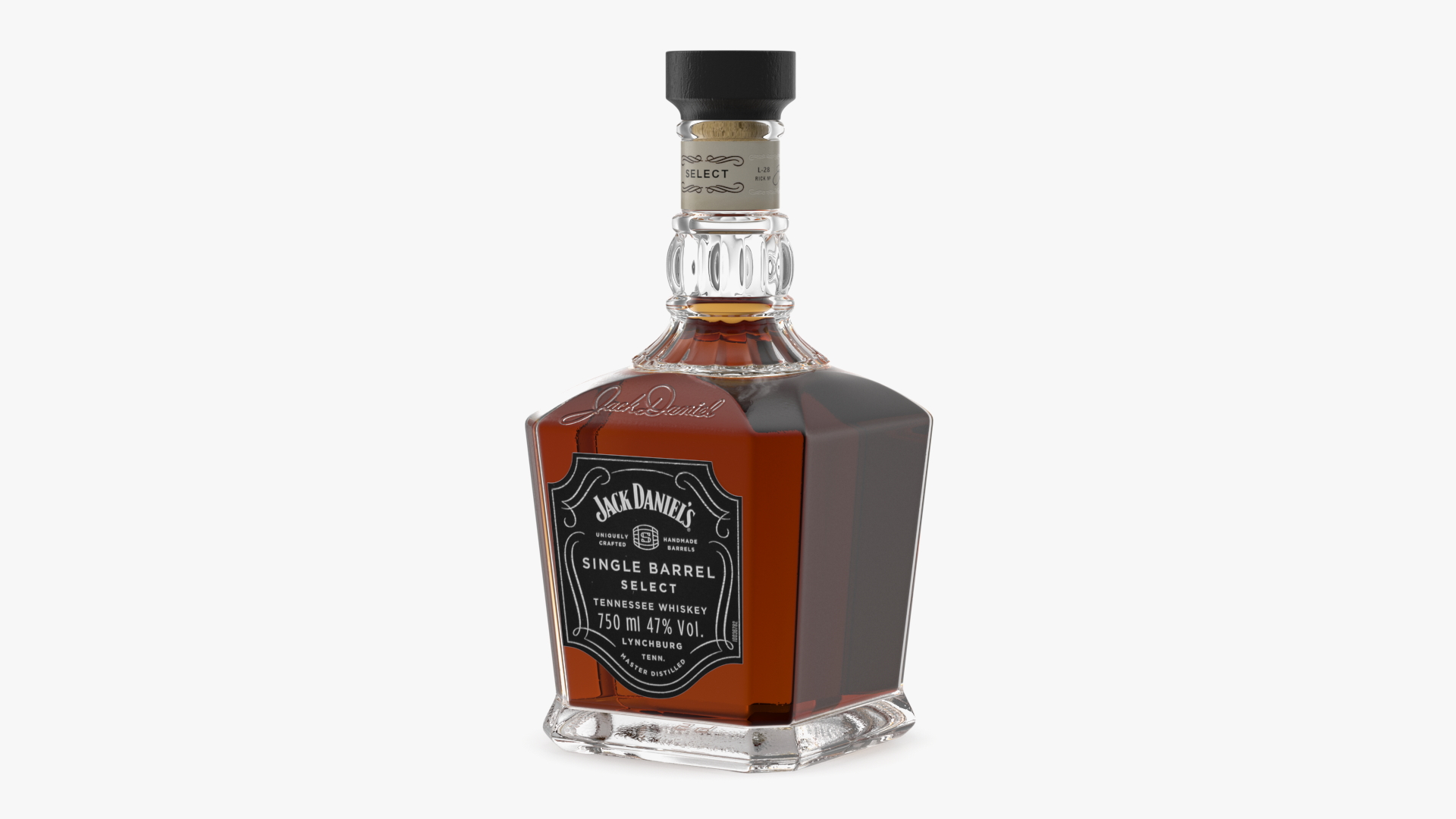 3D Jack Daniels Single-Barrel Dark