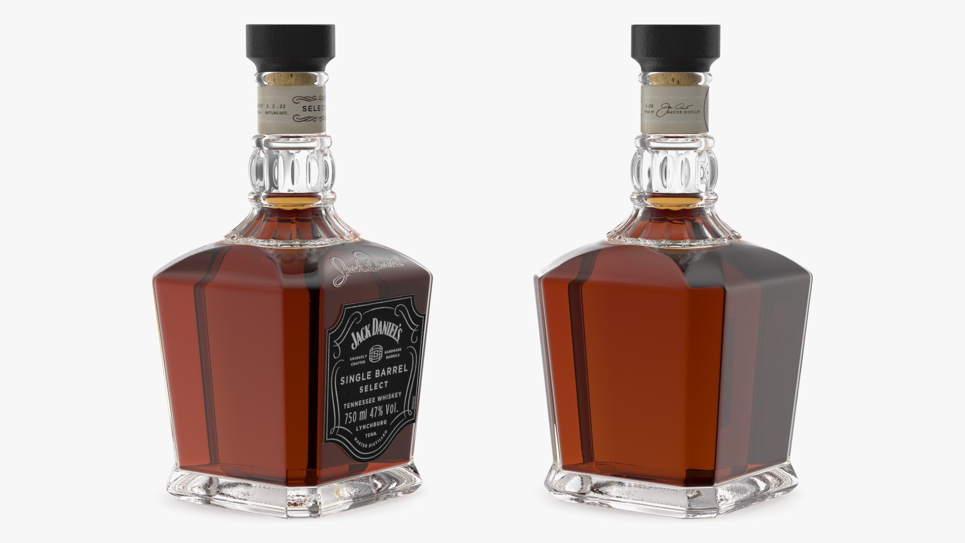 3D Jack Daniels Single-Barrel Dark