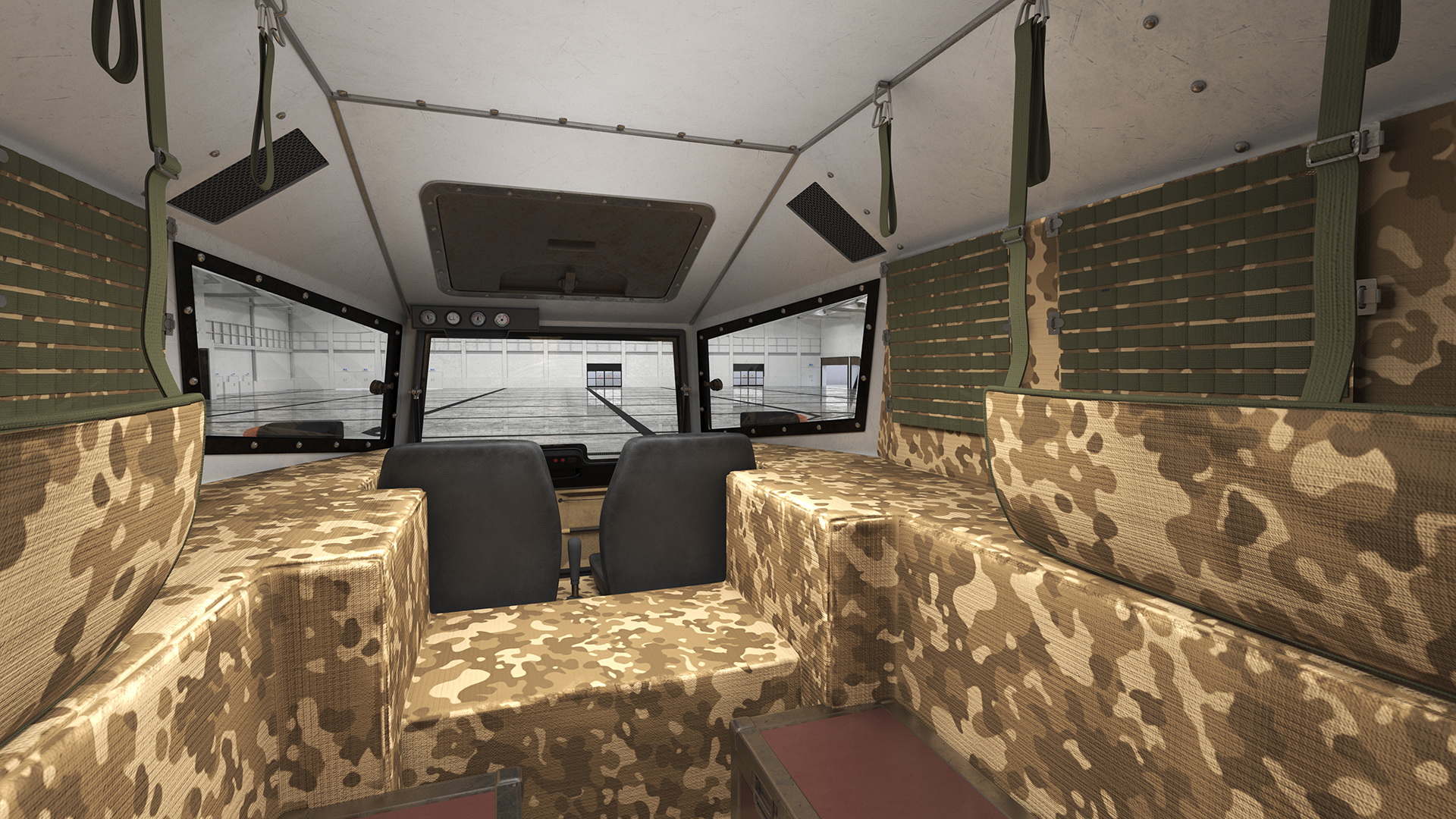 Dirt Off Road Sherp ATV Rigged for Cinema 4D 3D model